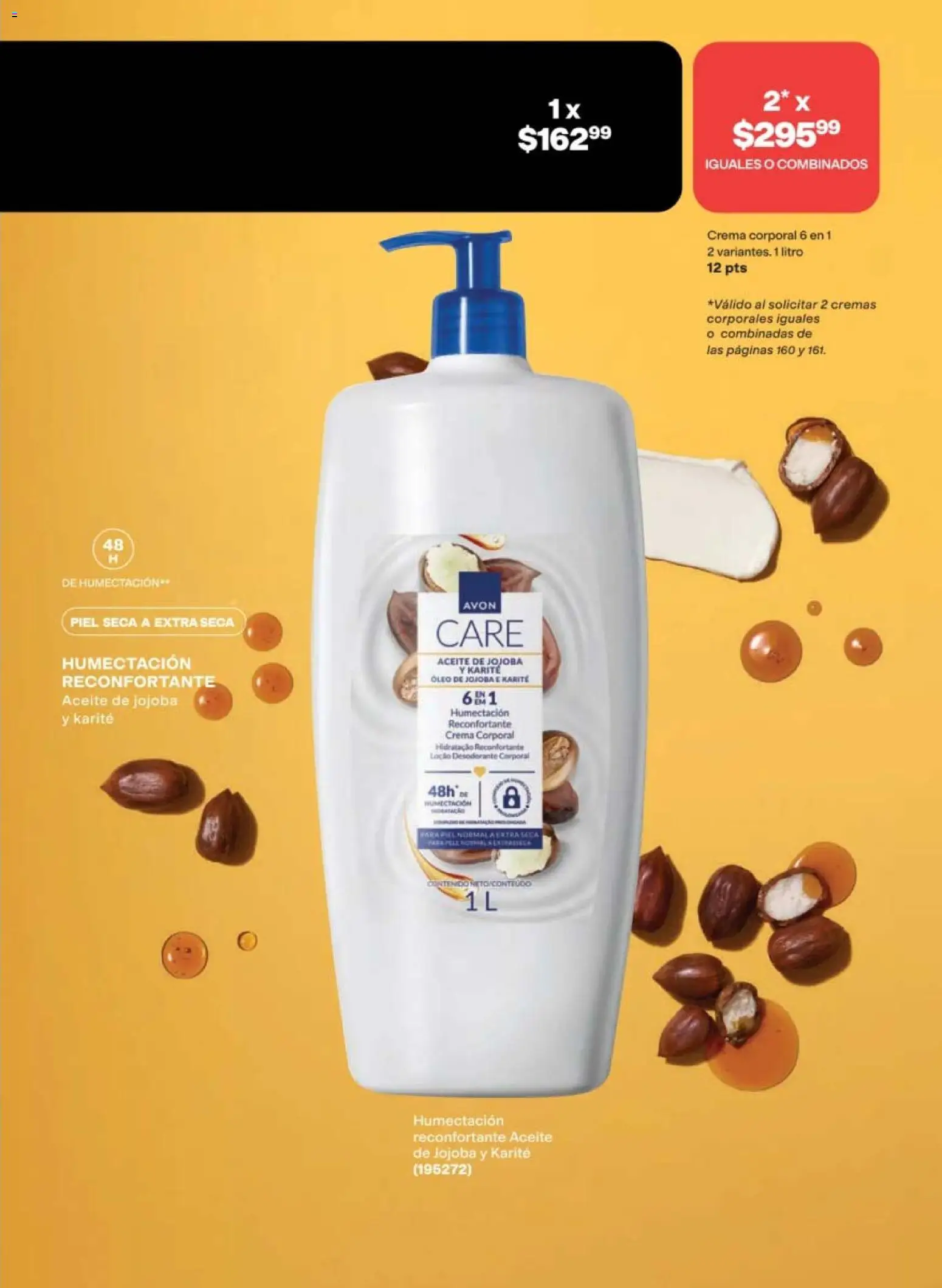 Nuevas ofertas de AVON válidas en toda la República Mexicana desde el 24.04.2026. ¡Encuentra las mejores ofertas en AVON campaña 7 2026! | Página: 161 | Productos: Desodorante, Crema, Body, Crema corporal