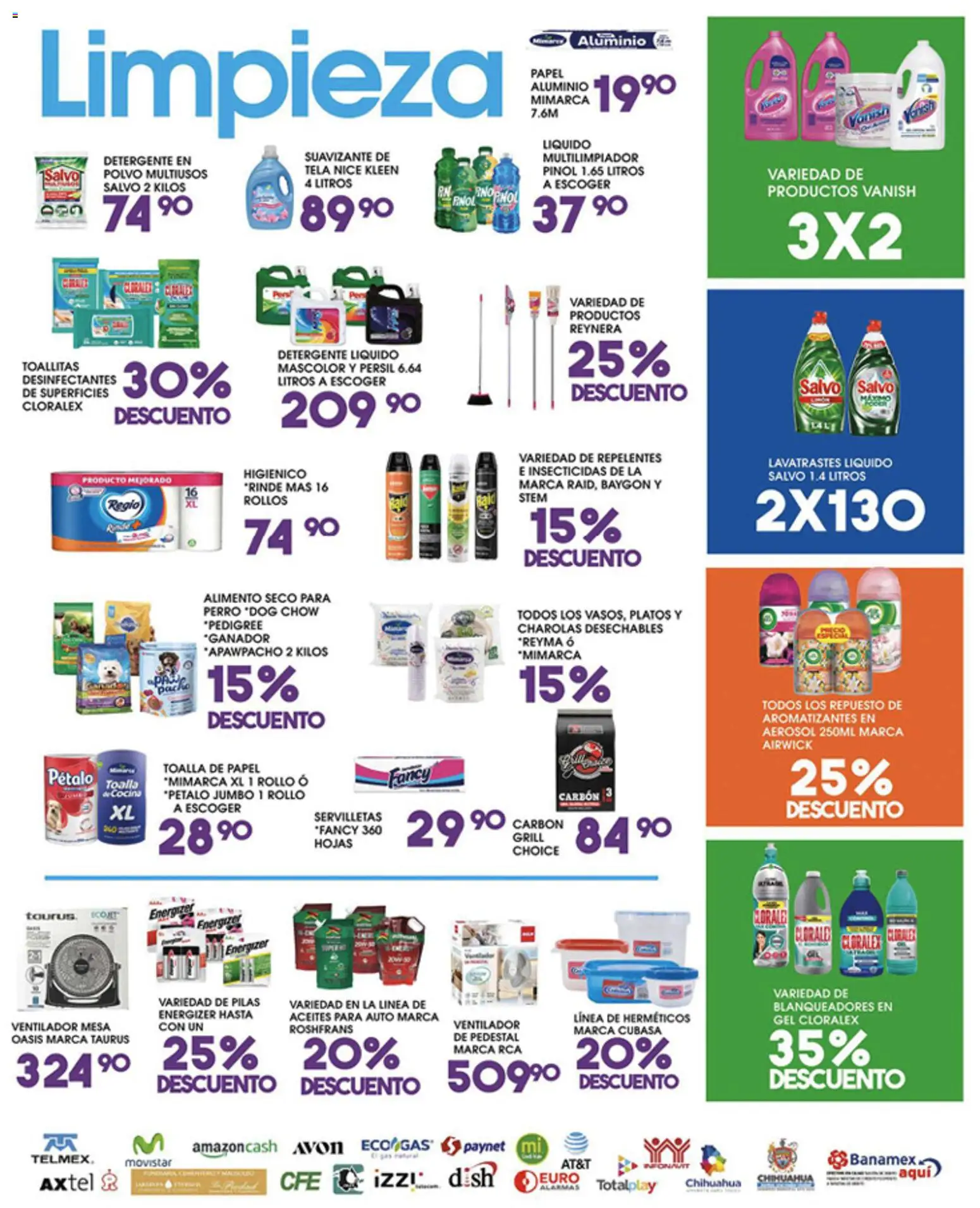 Nuevas ofertas de Alsuper válidas en toda la República Mexicana desde el 31/07/2026. ¡Encuentra las mejores ofertas en Alsuper folleto! | Página: 5 | Productos: Detergente, Suavizante, Toalla, Polvo