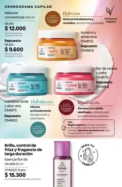 Vista previa Natura- Catálogo Natura Ciclo 7 válido desde el 01.06.2026 | Página: 261 | Productos: Mascarilla, Durazno, Máscara, Palta