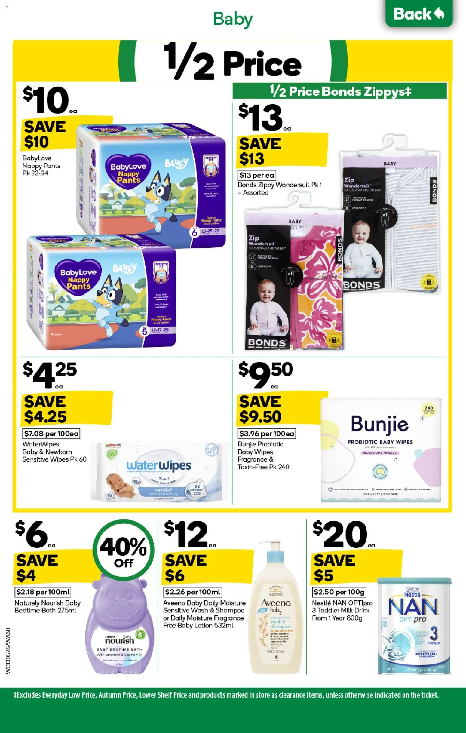 Woolworths catalogue - valid from 13.05.2026 | Page: 38 | Products: Bath, Fragrance, Milk, Pants