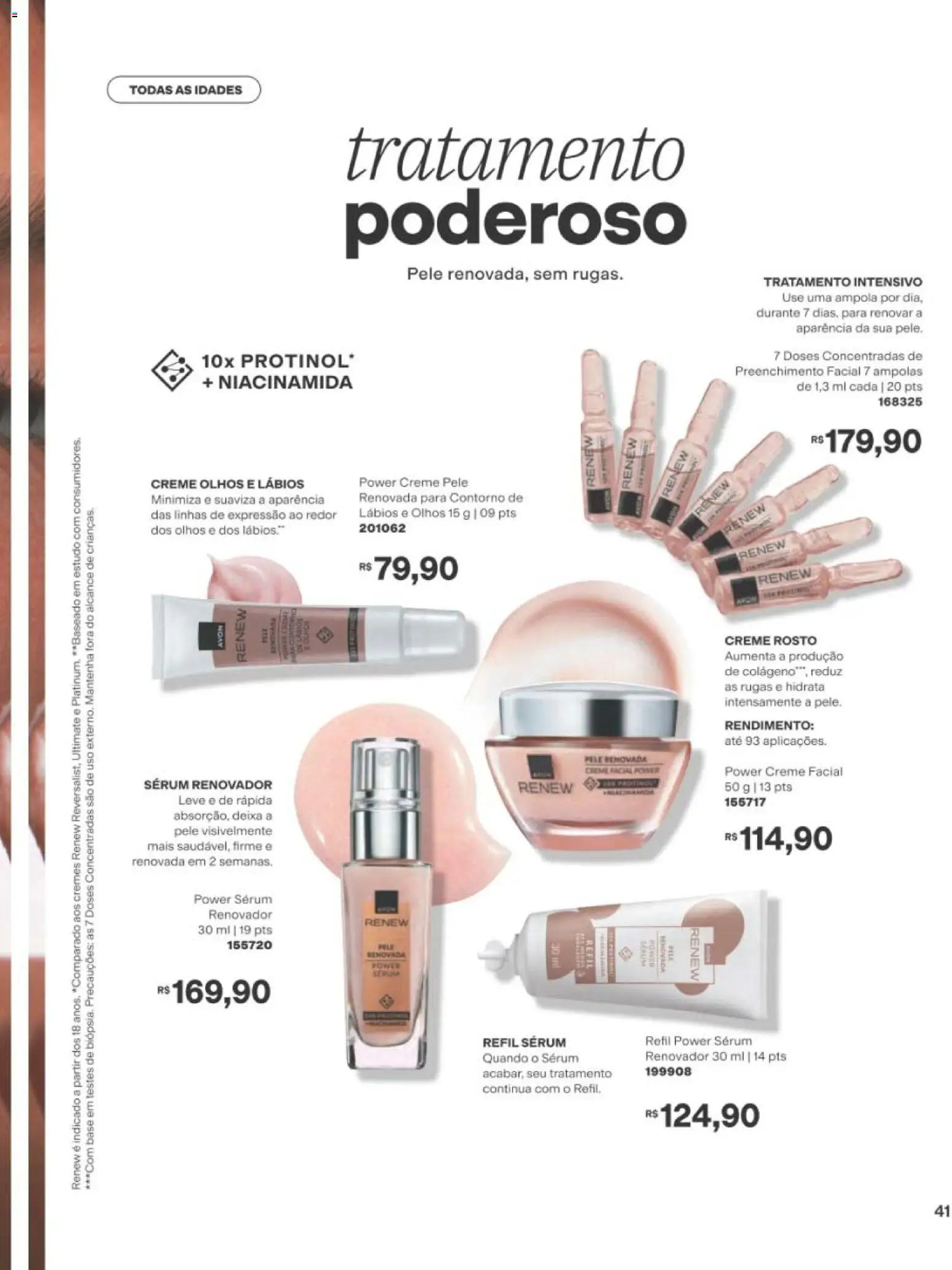 Avon Folheto - válido de 29/06/2026 | Página: 41 | Produtos: Colágeno, Base, Sérum, Creme
