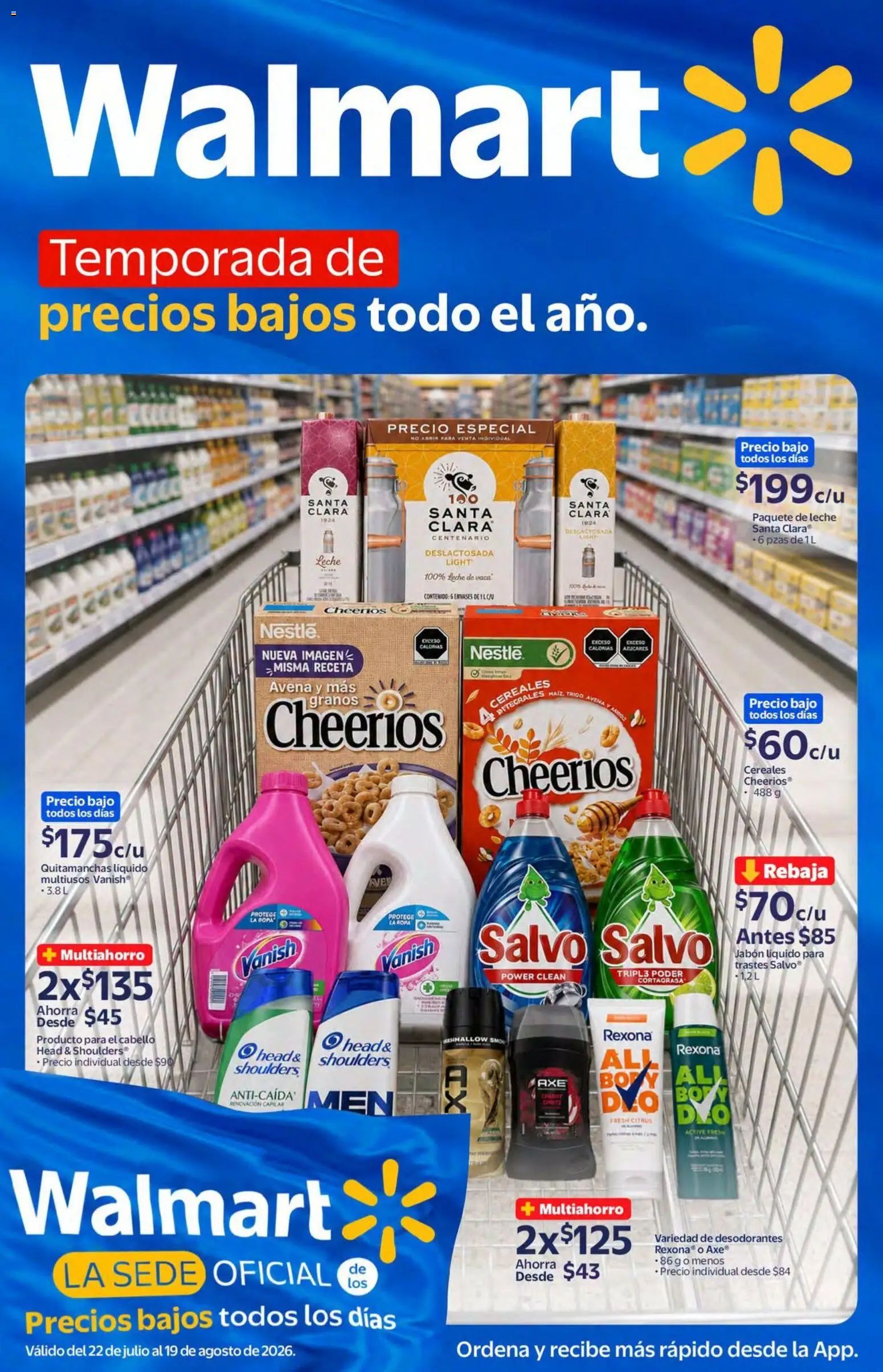 Walmart folleto (22/07/2026 - 19/08/2026) catalogue cover