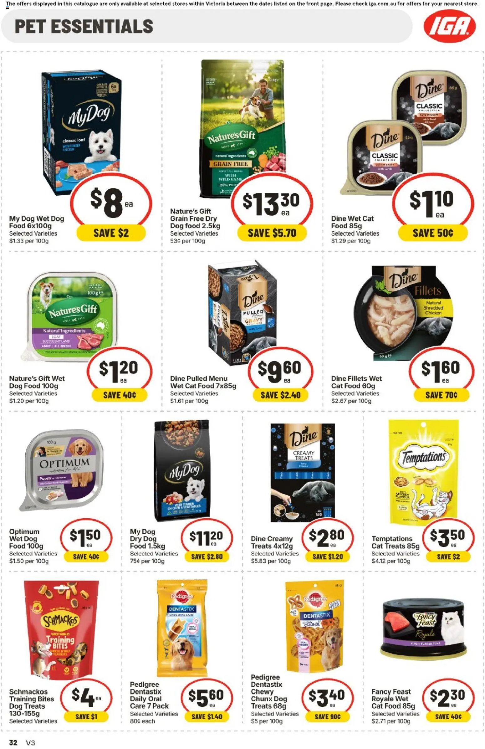 IGA catalogue - valid from 22/07/2026 | Page: 30 | Products: Cheese, Chicken, Dog food, Game