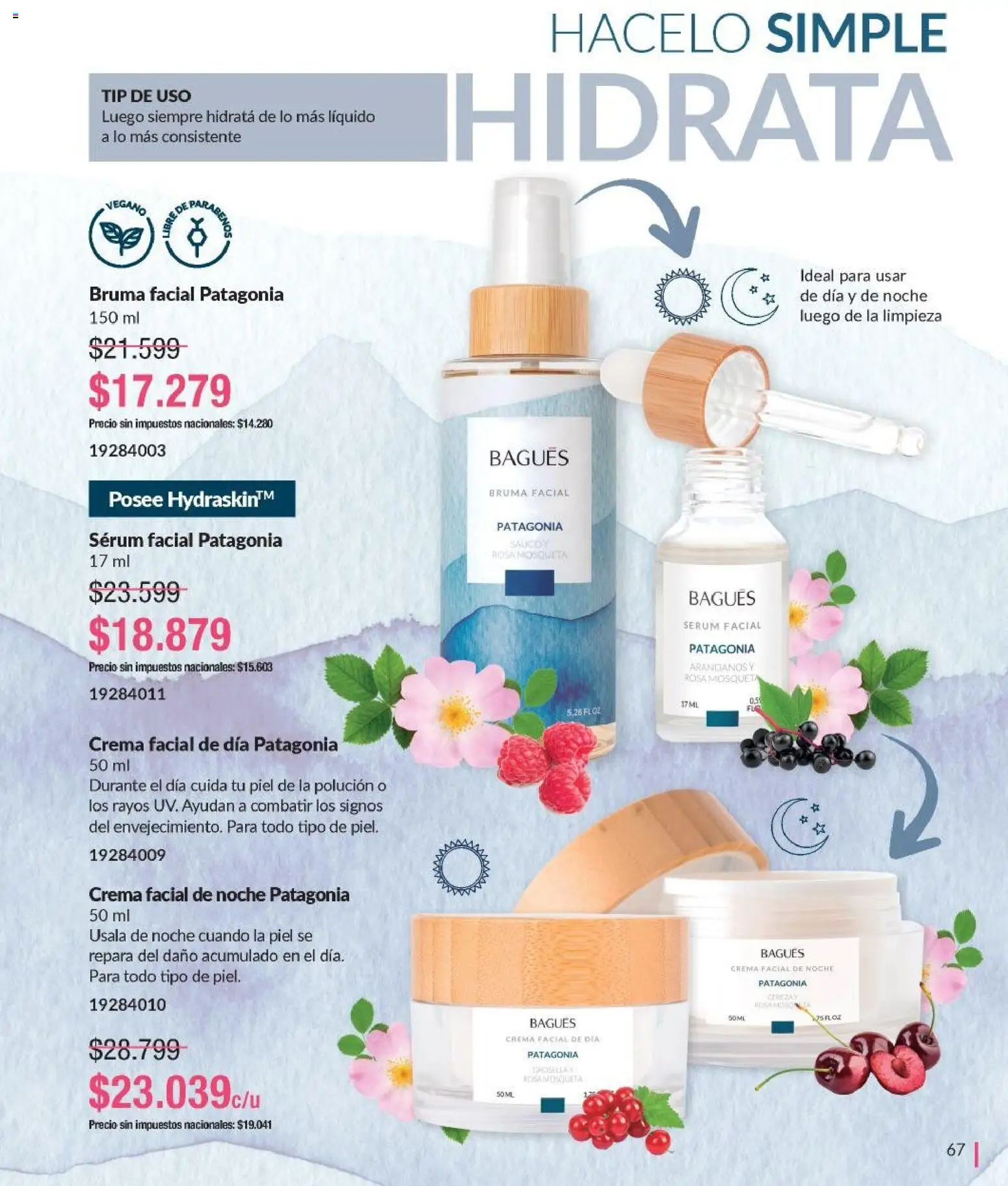 Bagués - Catálogo │ válido desde el 09.03.2026 | Página: 67 | Productos: Serum, Bruma, Arándanos, Crema
