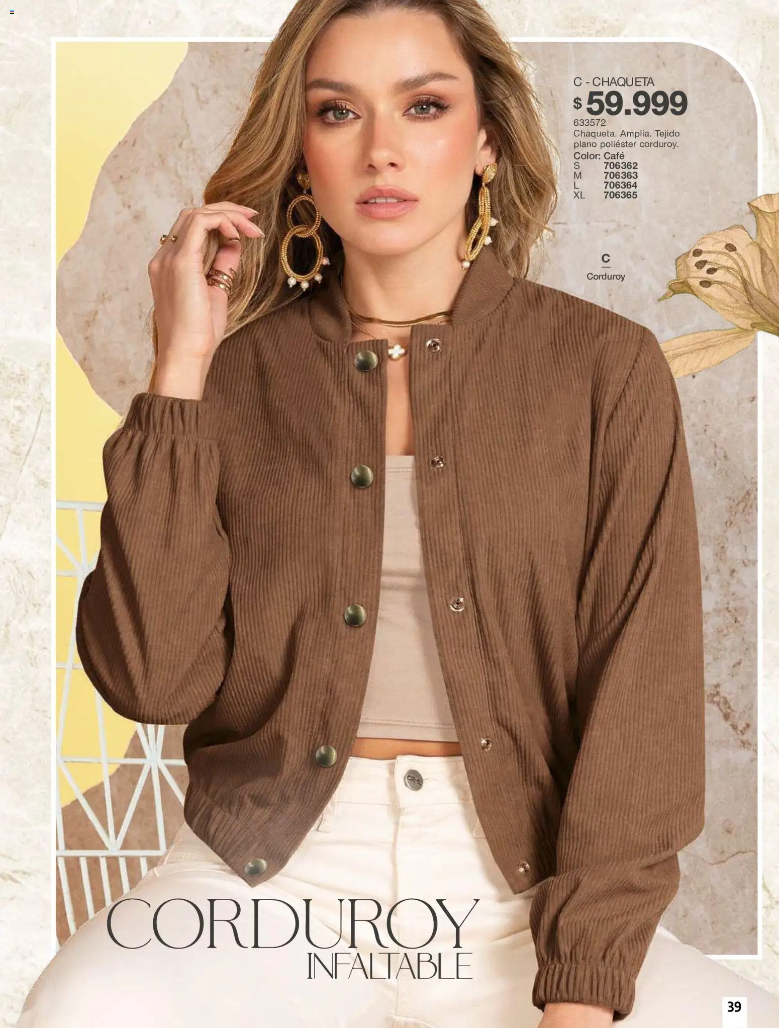 Carmel revista - valida desde el 01/07/2026 | Página: 39 | Productos: Chaqueta, Café