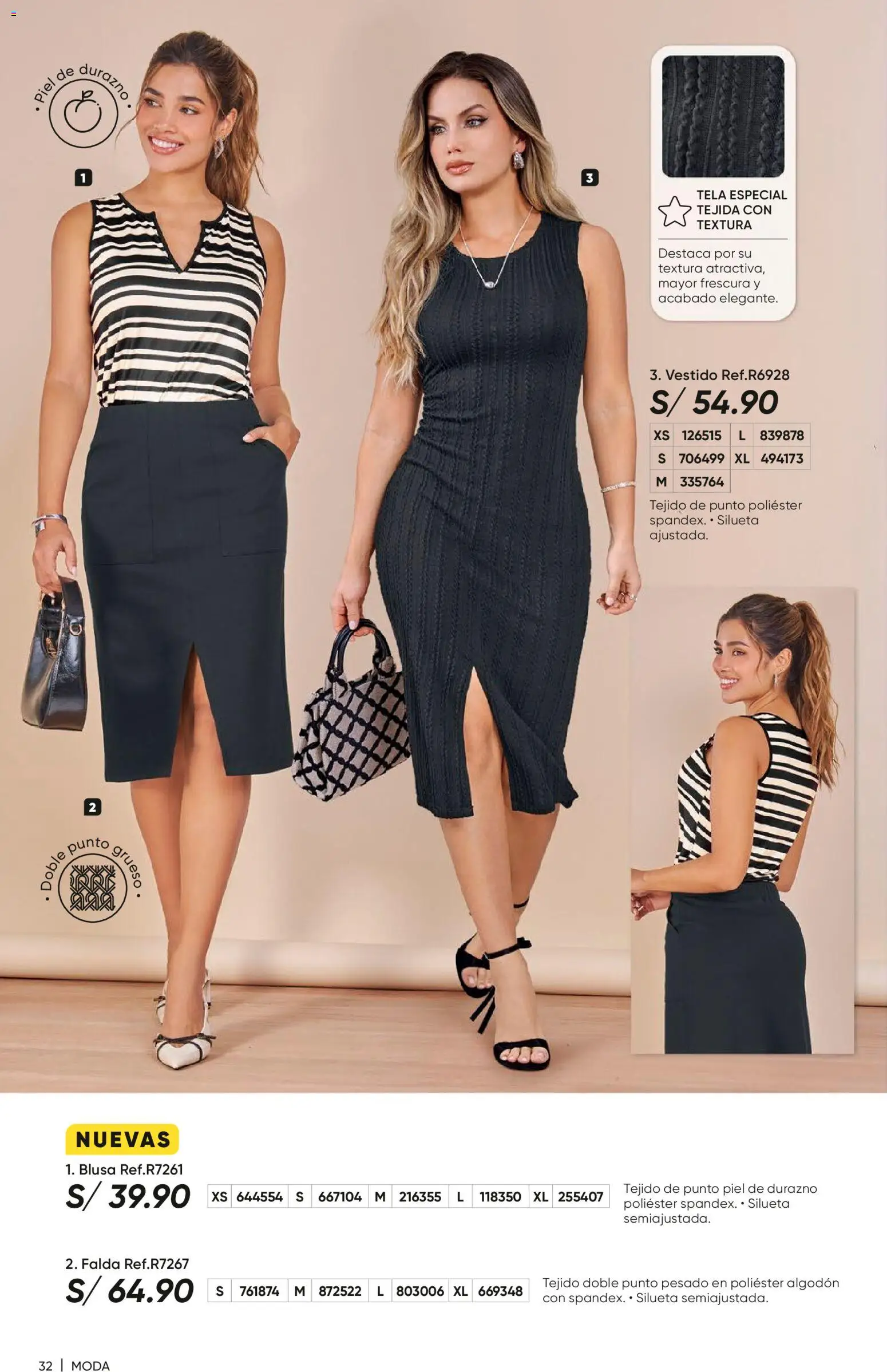 Catálogo Azzorti válido desde 31/08/2026 | Página: 38 | Productos: Falda, Blusa, Algodón, Vestido