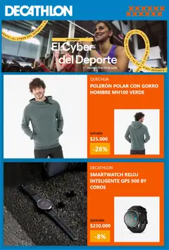 Decathlon Cyber Day válido desde el 01.06.2026 | Página: 2 | Productos: Gorro, Poleron, Reloj