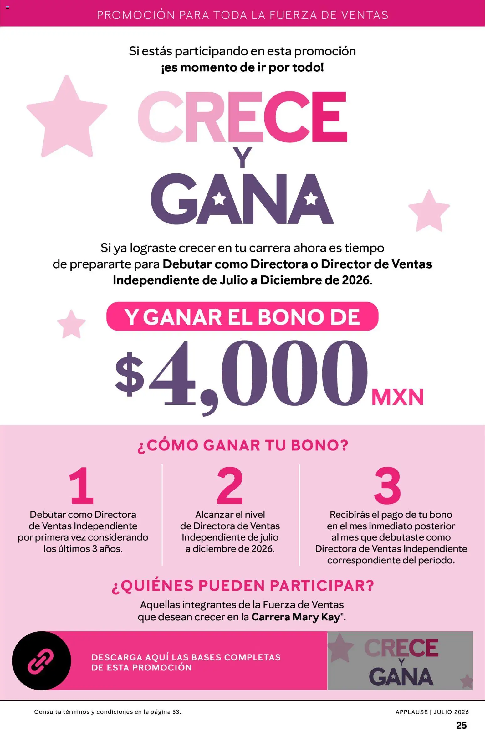 Nuevas ofertas de Mary Kay válidas en toda la República Mexicana desde el 01/07/2026. ¡Encuentra las mejores ofertas en Catálogo Mary Kay Applause 2026! | Página: 25