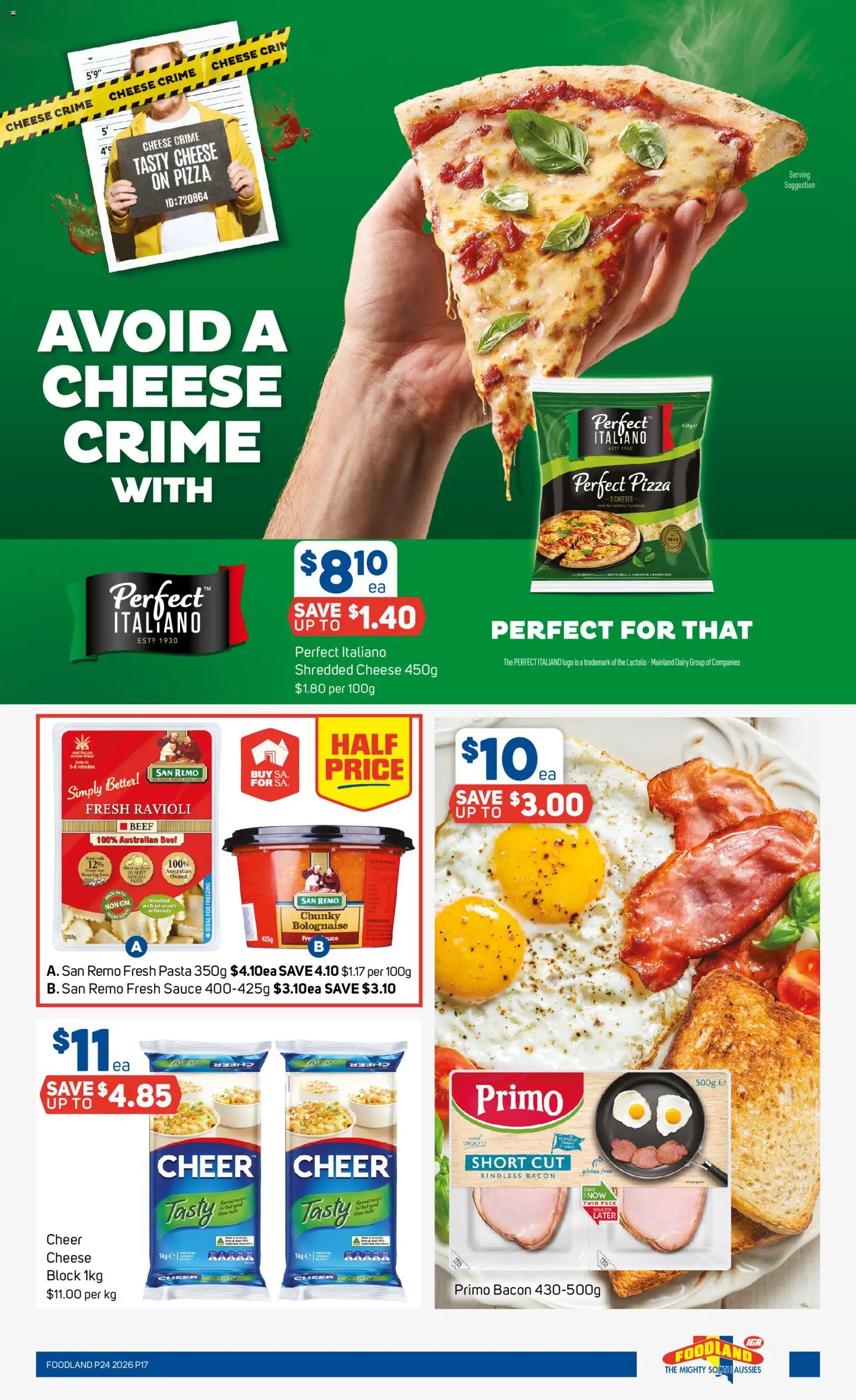Foodland catalogue - valid from 10.06.2026 | Page: 17 | Products: Bacon, Dairy, Pizza, Beef