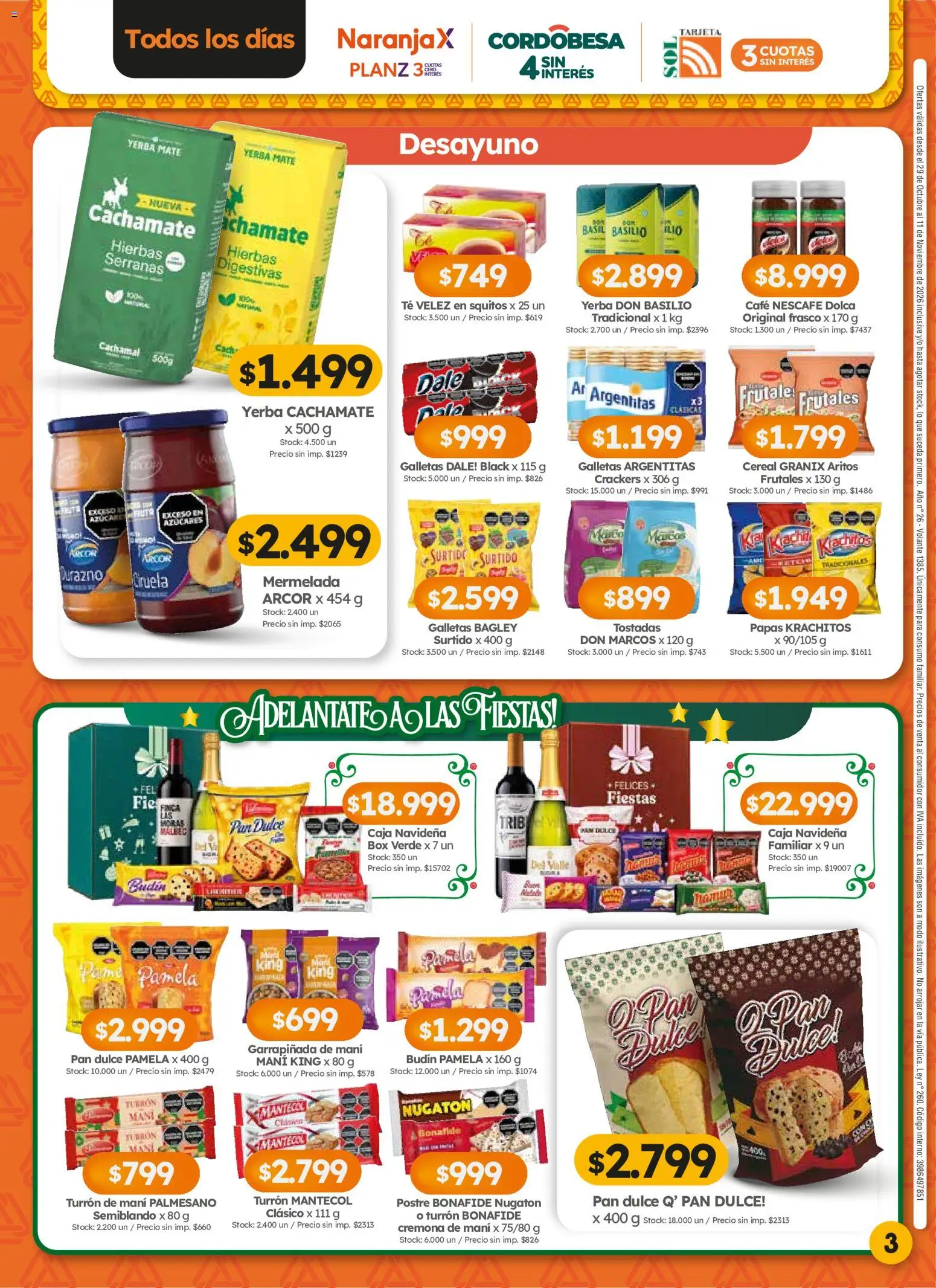 Cordiez - Ofertas │ válido desde el 29/10/2026 | Página: 3