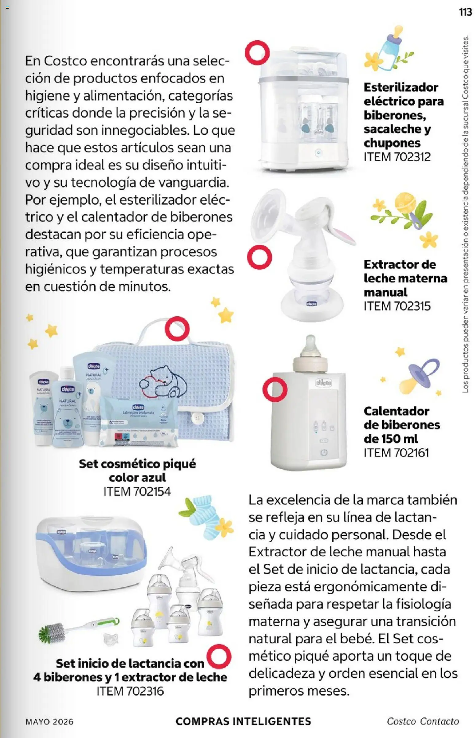Nuevas ofertas de Costco válidas en toda la República Mexicana desde el 01.05.2026. ¡Encuentra las mejores ofertas en Costco Revista Mayo 2026! | Página: 113 | Productos: Leche, Extractor