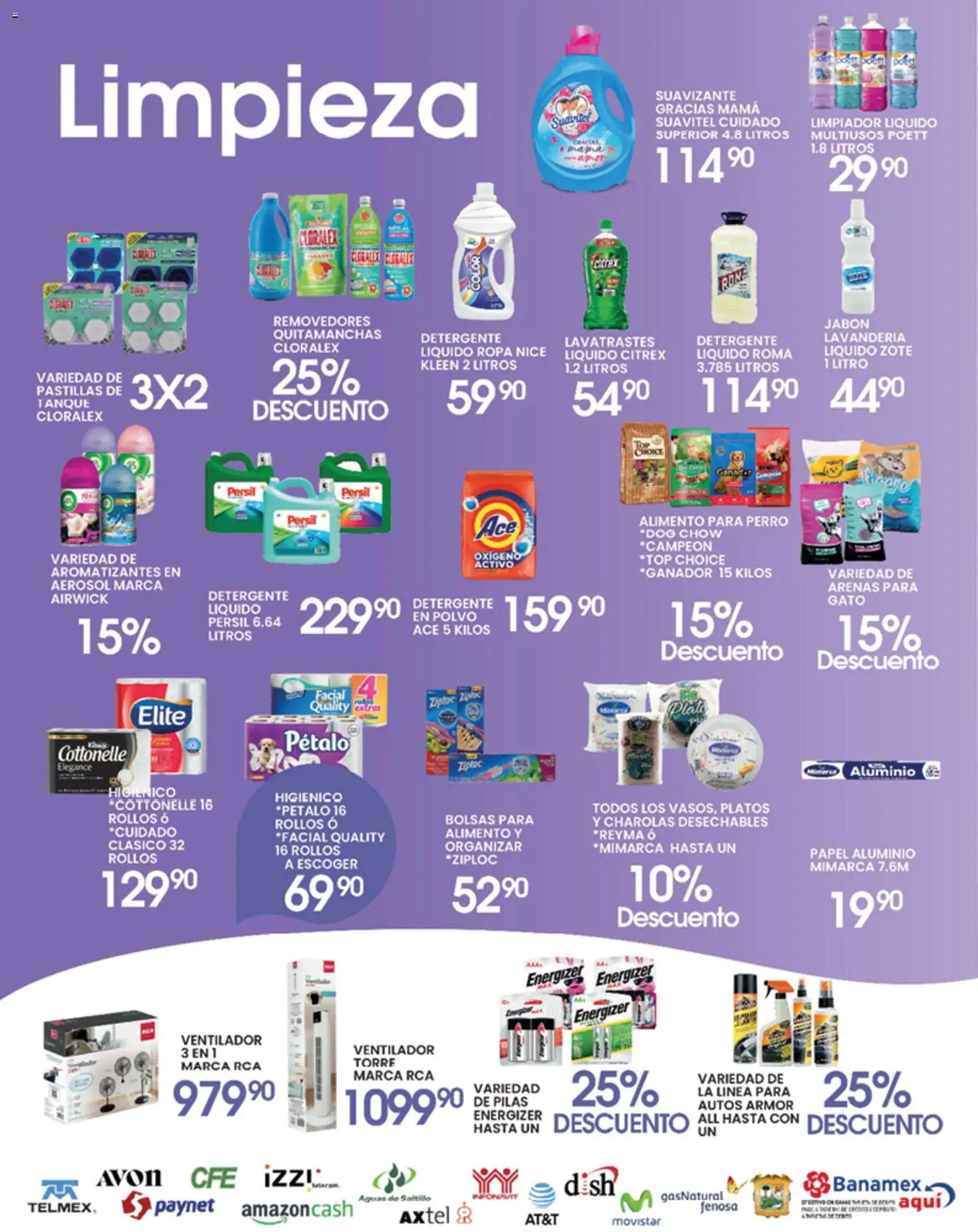 Nuevas ofertas de Alsuper válidas en toda la República Mexicana desde el 12.05.2026. ¡Encuentra las mejores ofertas en Alsuper folleto Saltillo! | Página: 5 | Productos: Quitamanchas, Suavizante, Polvo, Jabón