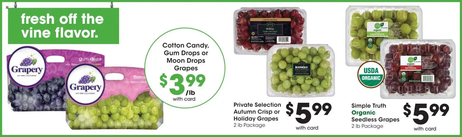 King Soopers Weekly Ad - valid from 09/09/2026 | Page: 11 | Products: Grapes, Seedless grapes