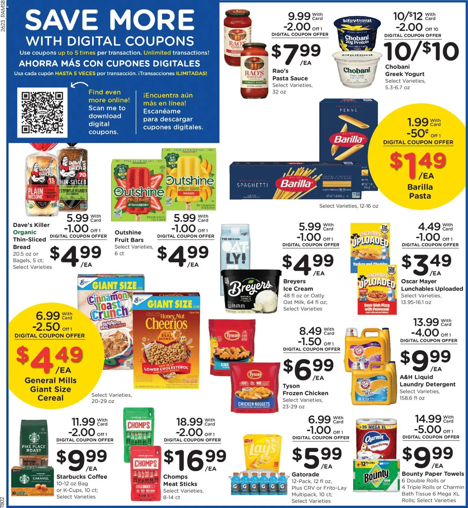Ralphs Weekly Ad - valid from 07/08/2026 | Page: 6 | Products: Bath, Yogurt, Bread, Ice cream