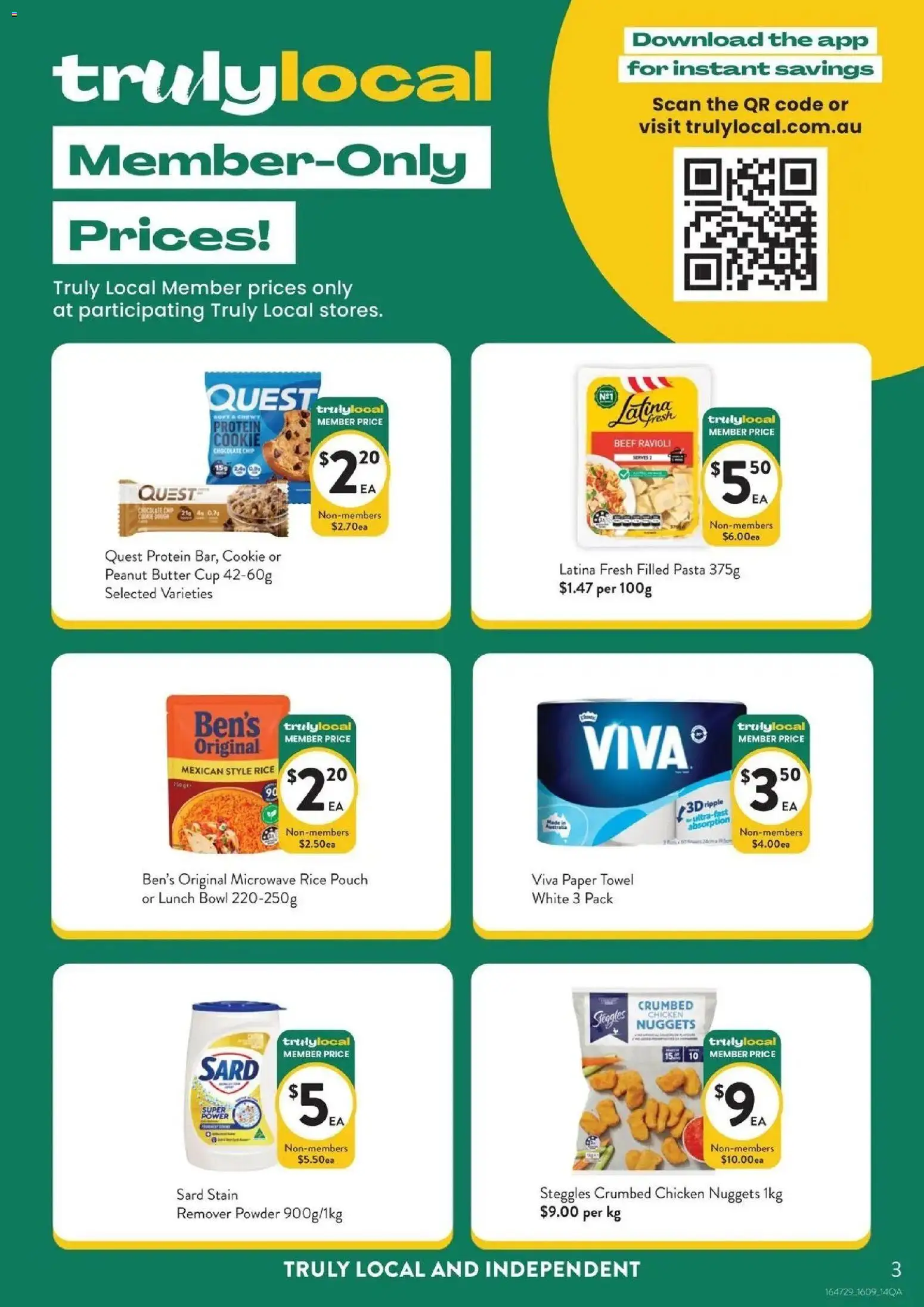 Foodworks - Local - 16/09/2026 > weekly / monthly specials | Page: 3 | Products: Butter, Rice, Pasta, Peanut butter