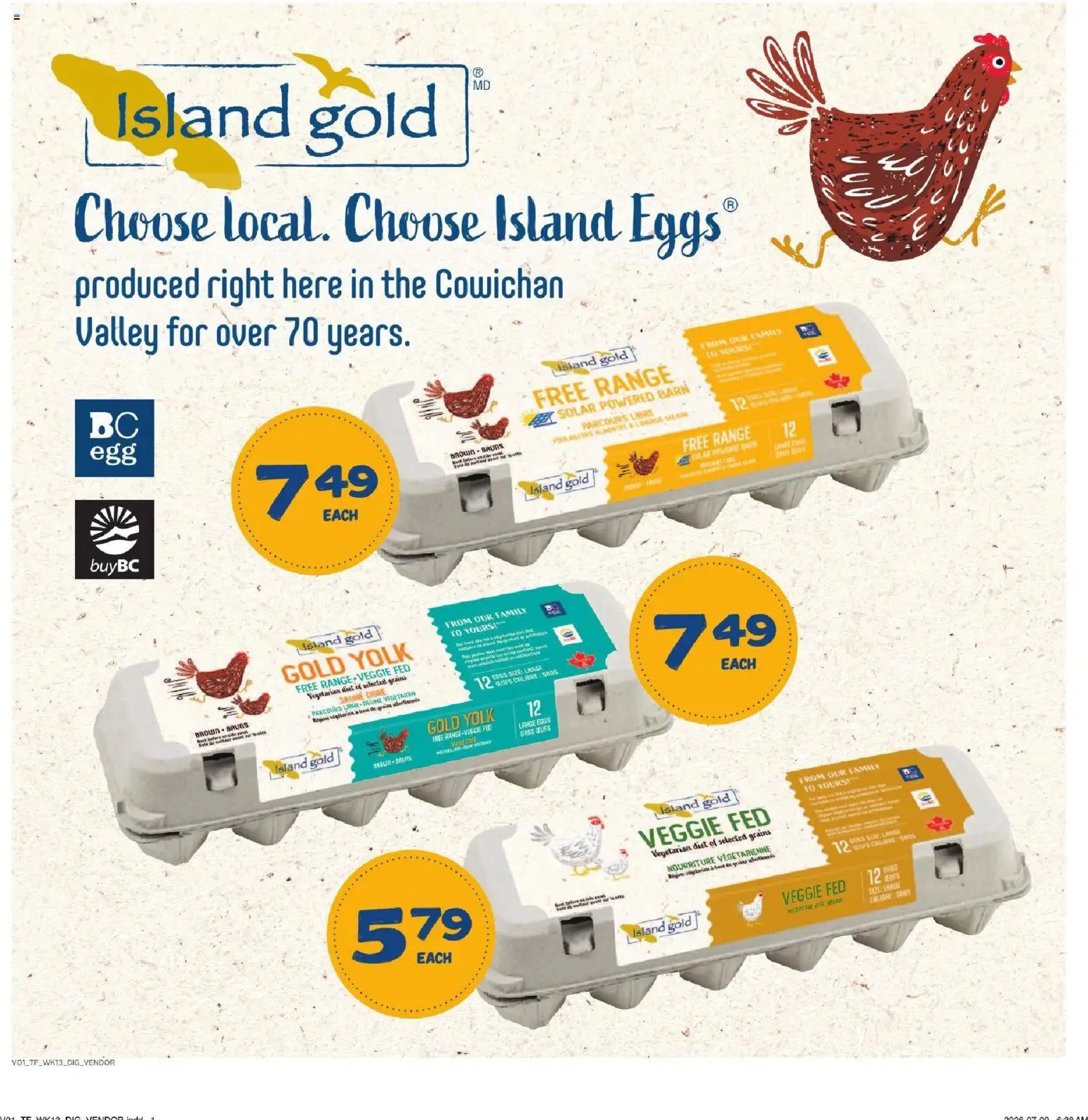 Thrifty Foods flyer valid from Jul 23, 2026 | Page: 16 | Products: Eggs