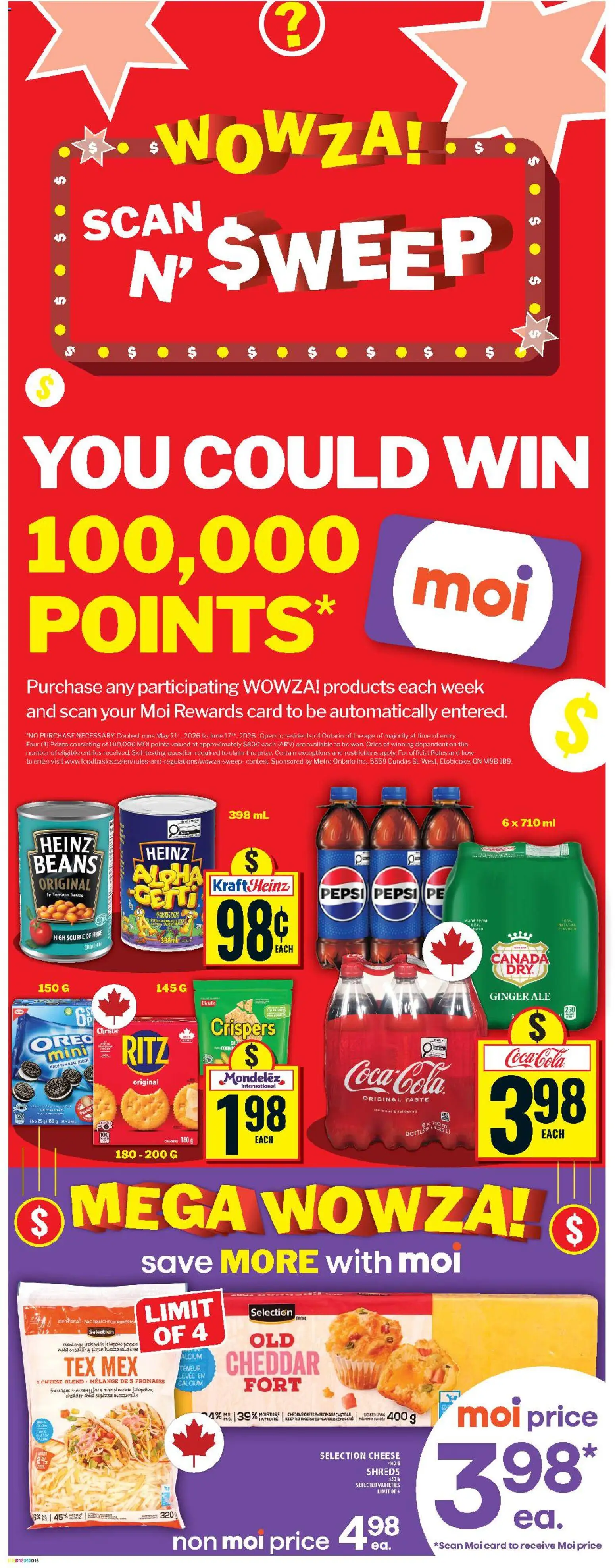 Food Basics flyer valid from 11.06.2026 | Page: 5 | Products: Cheese, Pizza