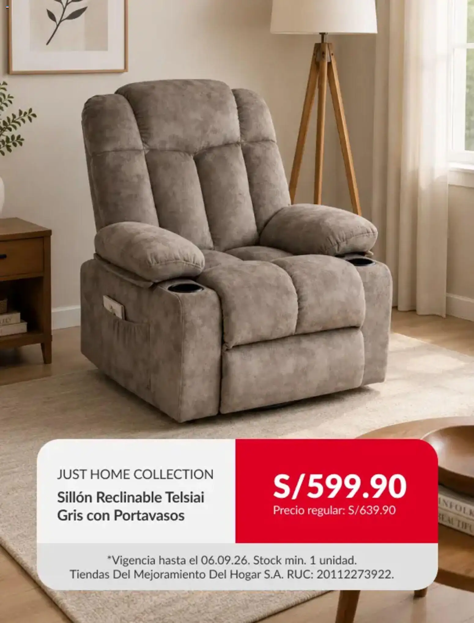 Catálogo Sodimac válido desde 31/08/2026 | Página: 5 | Productos: Sillón