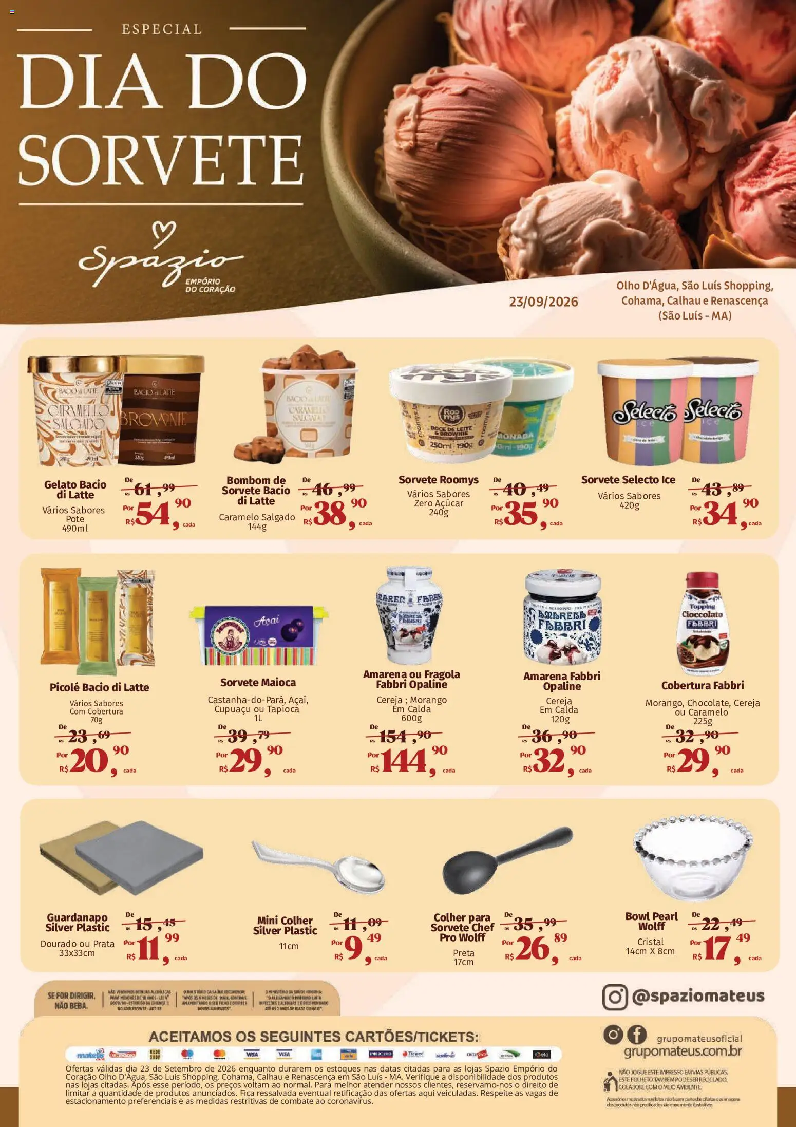 Mateus Quarta-feira 23 Setembro Ofertas Top