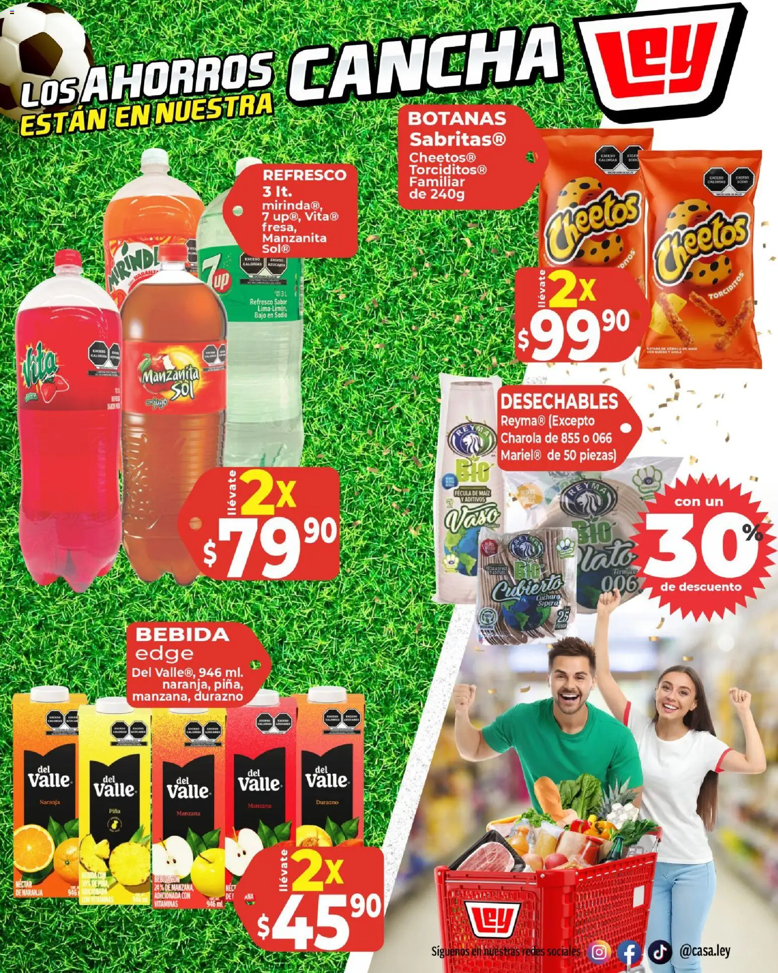 Nuevas ofertas de Casa Ley válidas en toda la República Mexicana desde el 11.06.2026. ¡Encuentra las mejores ofertas en Casa Ley folleto Día del Padre con Con Mundial 2026! | Página: 16 | Productos: Maíz, Manzana, Queso, Cuchara
