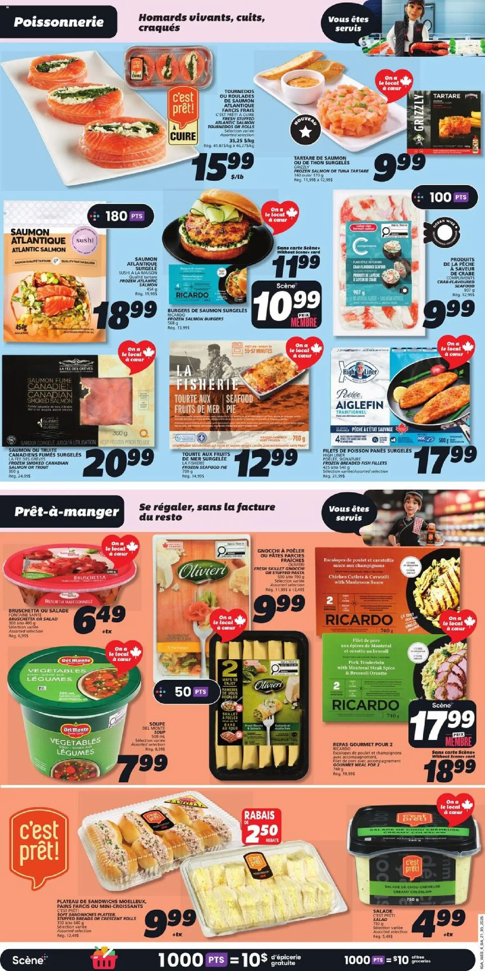 IGA flyer valid from 21.05.2026 | Page: 7 | Products: Fish, Pasta, Chicken, Pork