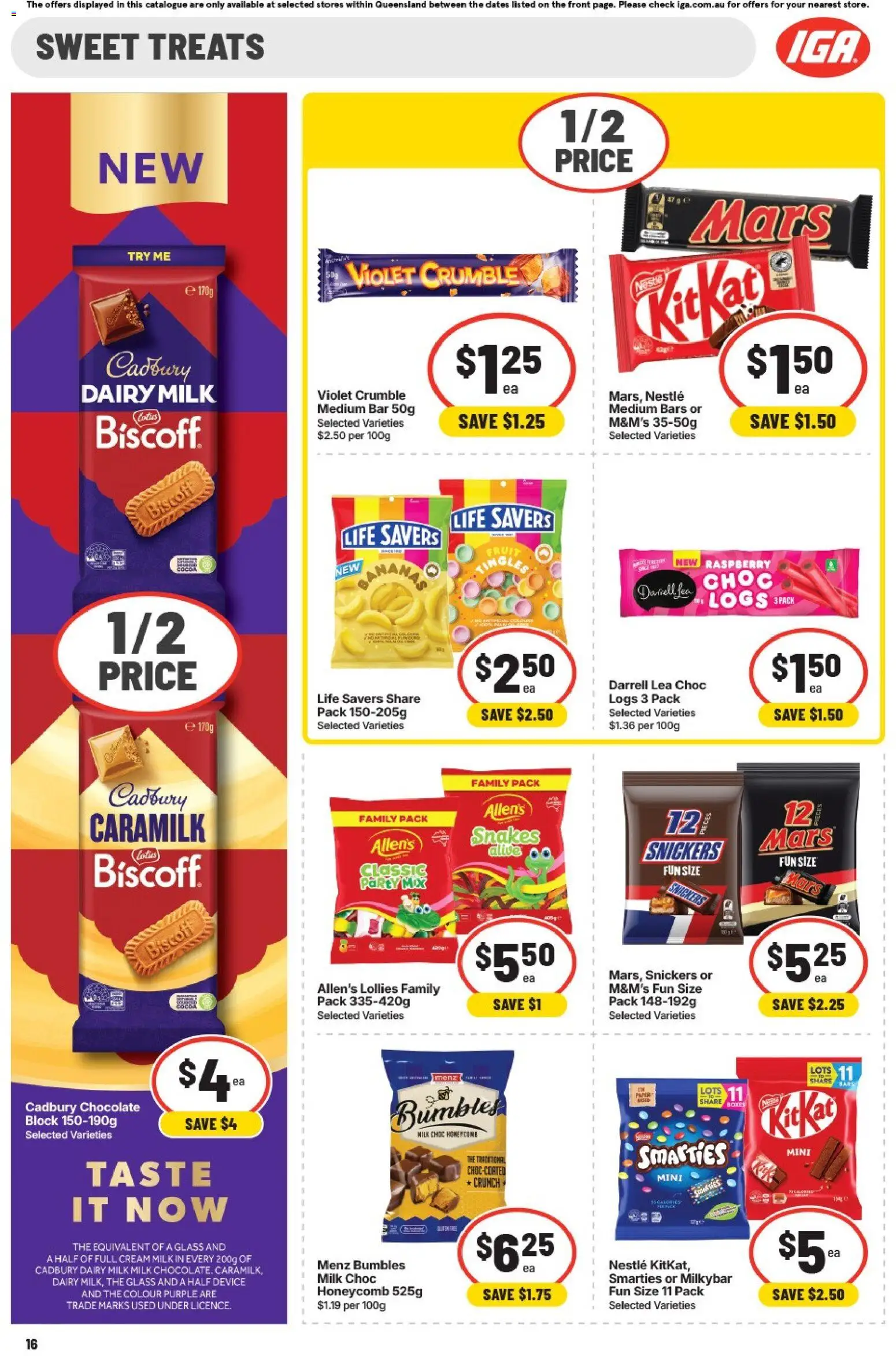 IGA catalogue - valid from 20.05.2026 | Page: 15 | Products: Milk, Chocolate, Cream, Raspberry