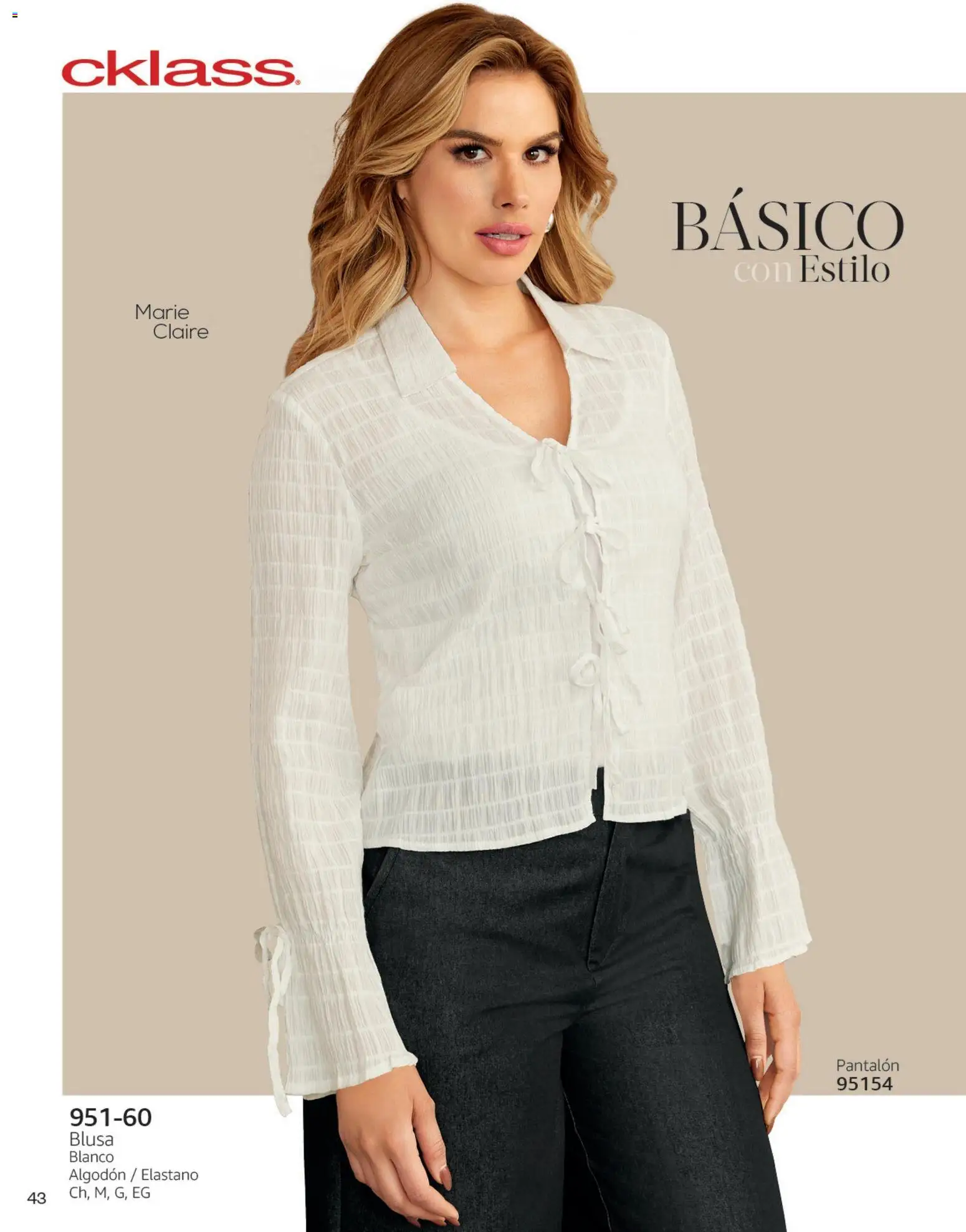 Nuevas ofertas de Cklass válidas en toda la República Mexicana desde el 08/07/2026. ¡Encuentra las mejores ofertas en Cklass catálogo Otoño Invierno! | Página: 46 | Productos: Blusa, Algodón