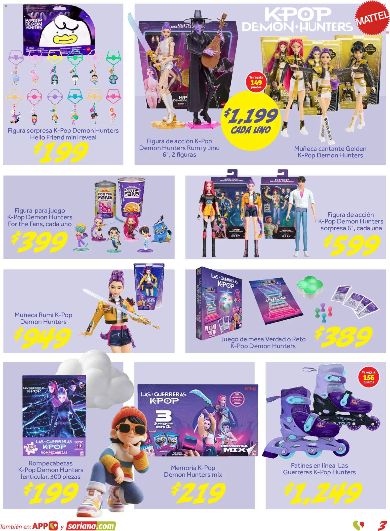 Nuevas ofertas de Soriana válidas en toda la República Mexicana desde el 28/09/2026. ¡Encuentra las mejores ofertas en Soriana Híper - Reino de los Juguetes! | Página: 3 | Productos: Juego, Mesa, Té