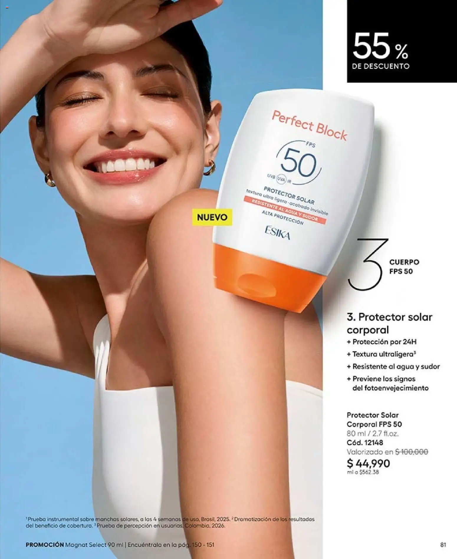 Ésika revista - valida desde el 07/09/2026 | Página: 83 | Productos: Agua, Sobre, Uva, Protector solar