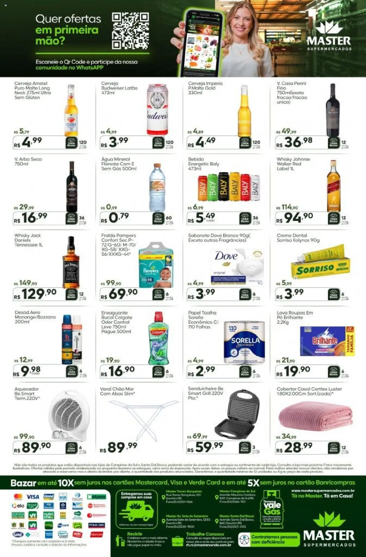 Master Folheto - válido de 29.05.2026 | Página: 4 | Produtos: Sanduicheira, Cobertor, Bebida, Dove