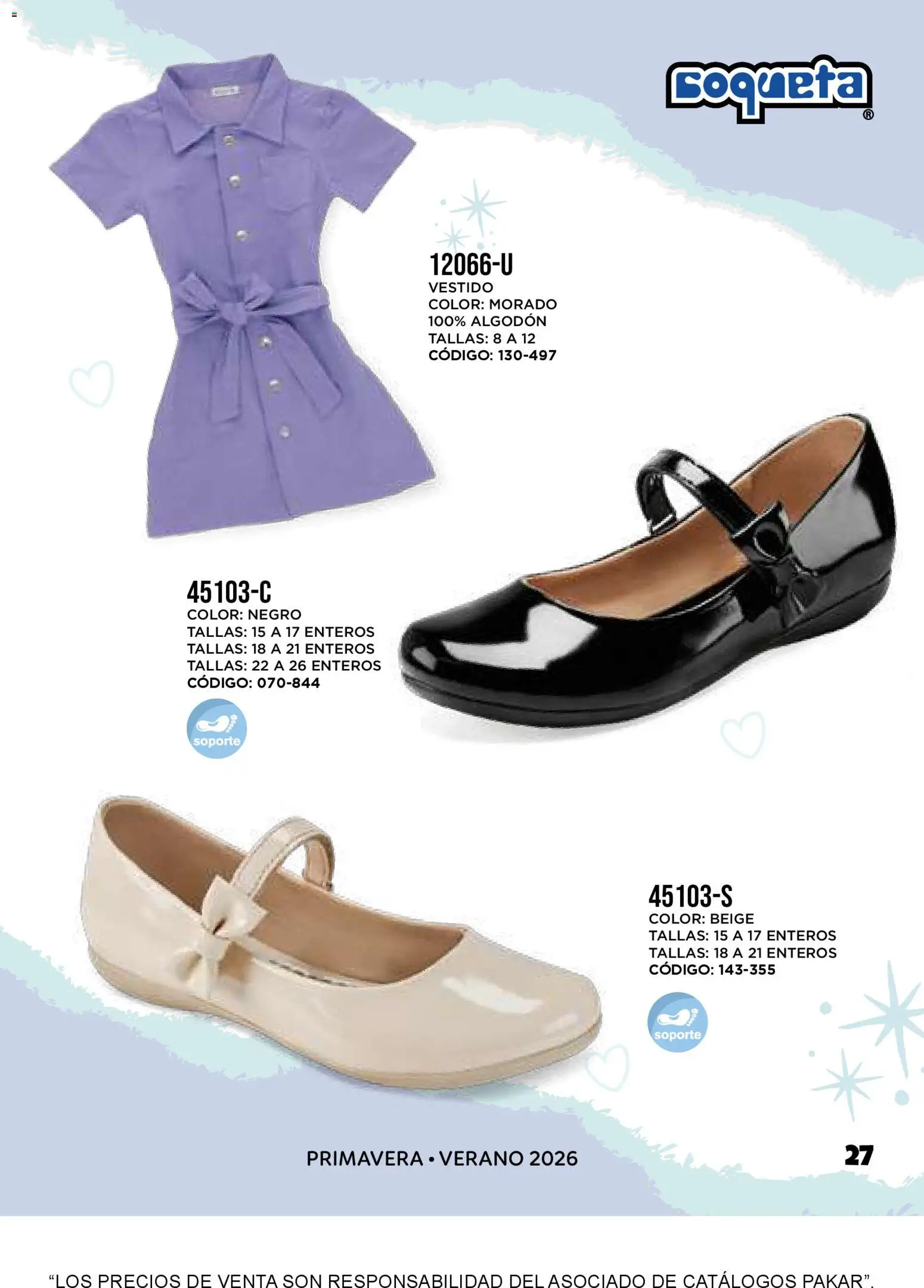 Nuevas ofertas de SC Pakar válidas en toda la República Mexicana desde el 30/01/2026. ¡Encuentra las mejores ofertas en SC Pakar catálogo Coqueta! | Página: 27 | Productos: Algodón, Vestido