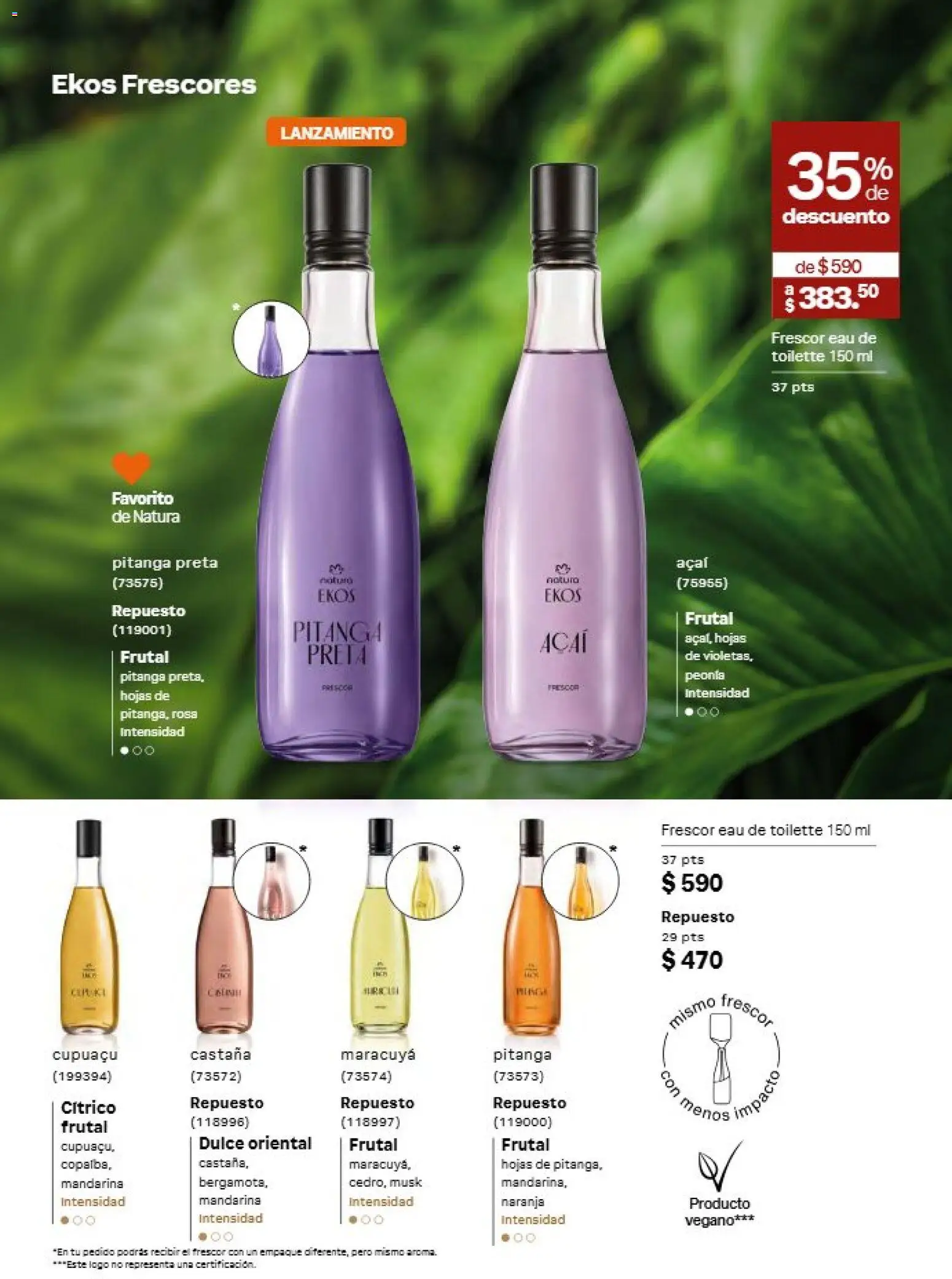 Nuevas ofertas de Natura válidas en toda la República Mexicana desde el 21/08/2026. ¡Encuentra las mejores ofertas en Natura campaña 13 2026! | Página: 41 | Productos: Dulce, Eau de toilette
