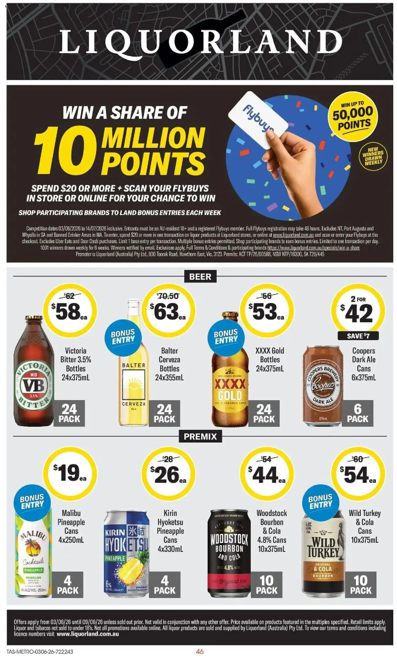 Coles catalogue - valid from 02.06.2026 | Page: 46 | Products: Door, Pineapple, Bourbon, Turkey