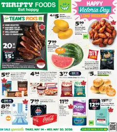 Preview of Thrifty Foods weekly flyer / circulaire from shop Thrifty Foods valid from 14.05.2026