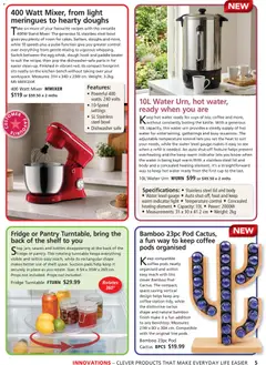 Preview of Innovations catalogue Spring Cleaning Made Easier - valid from 21/09/2026 | Page: 5 | Products: Coffee, Dough, Safe, Weight