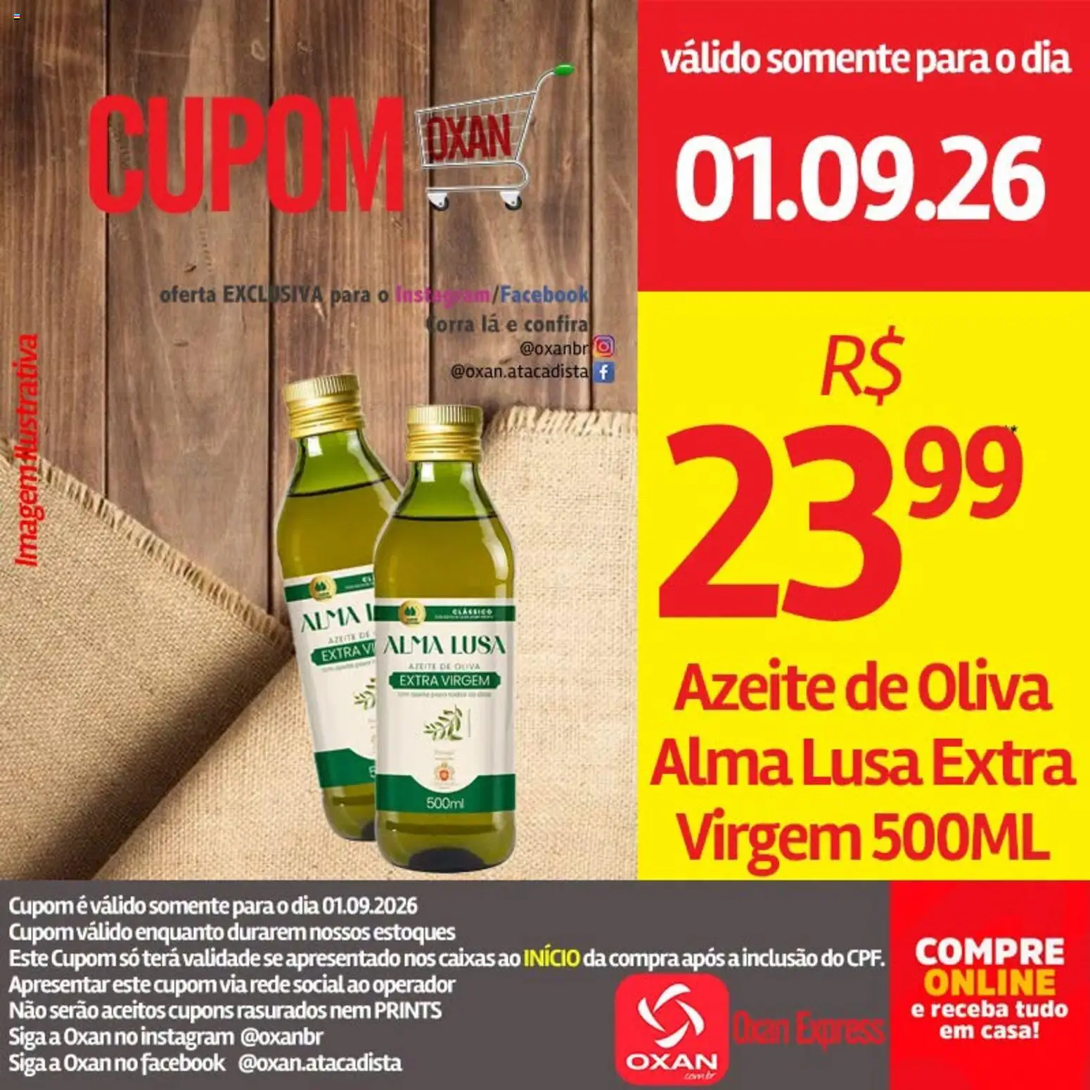 Oxan Atacadista Folheto - válido de 01/09/2026 | Página: 6 | Produtos: Azeite de oliva, Azeite