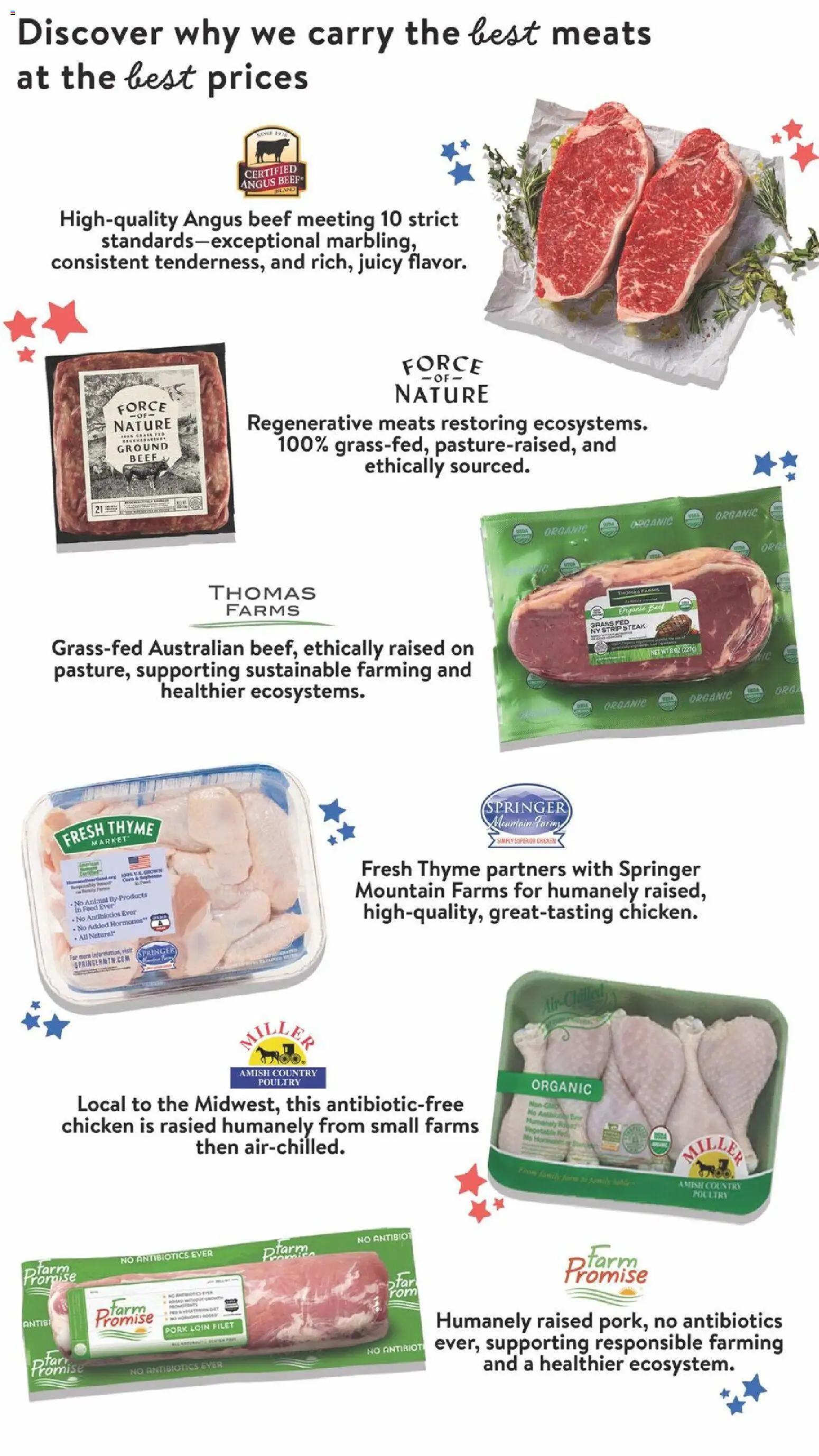 Fresh Thyme Monthly Ad - valid from 07/01/2026 | Page: 4 | Products: Pork, Beef, Poultry