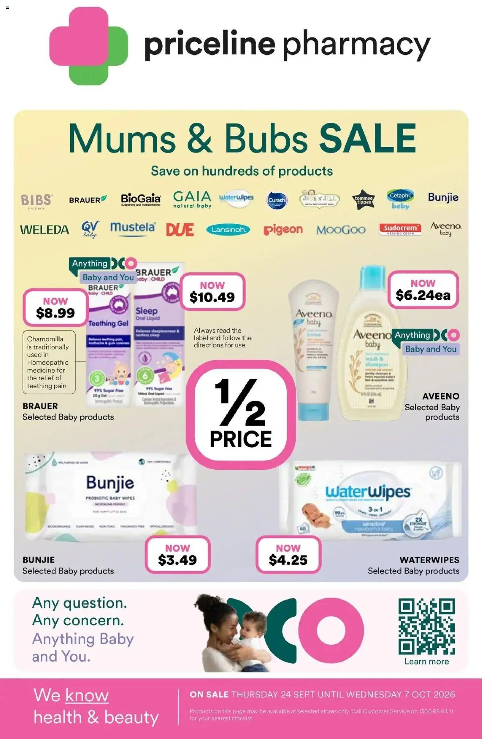 Priceline Pharmacy catalogue Shellharbour - 24/09/2026 > weekly / monthly specials | Page: 32 | Products: Cream, Sugar, Sudocrem, Teething