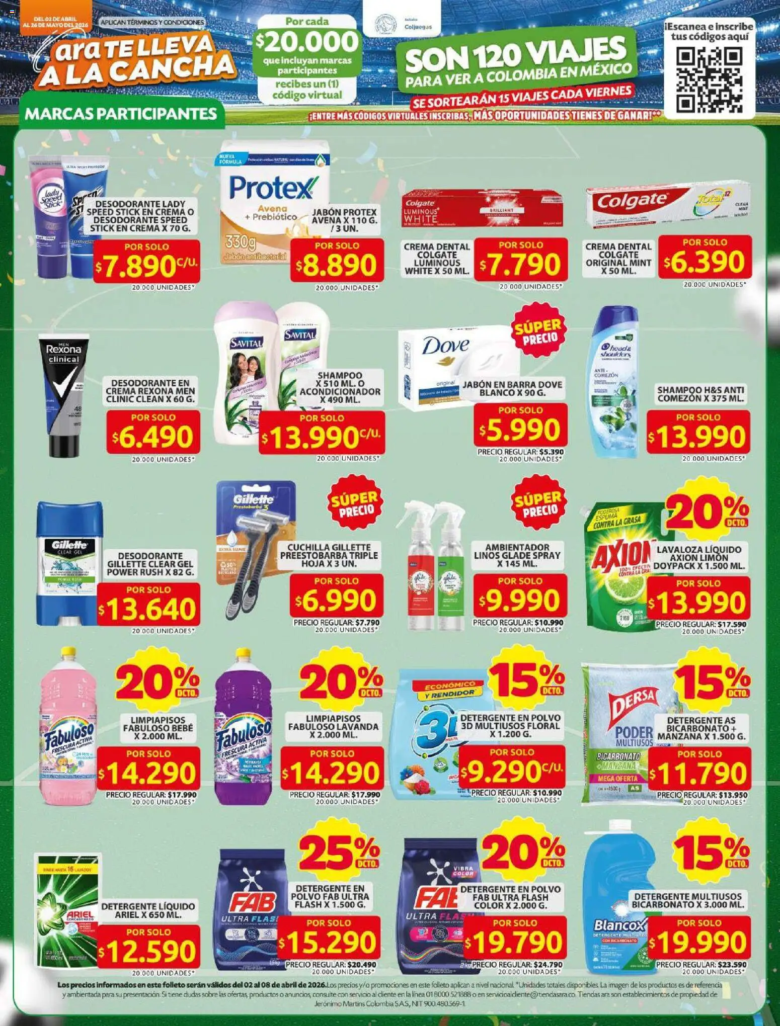 Ara revista - valida desde el 01.04.2026 | Página: 11 | Productos: Avena, Shampoo, Limón, Polvo