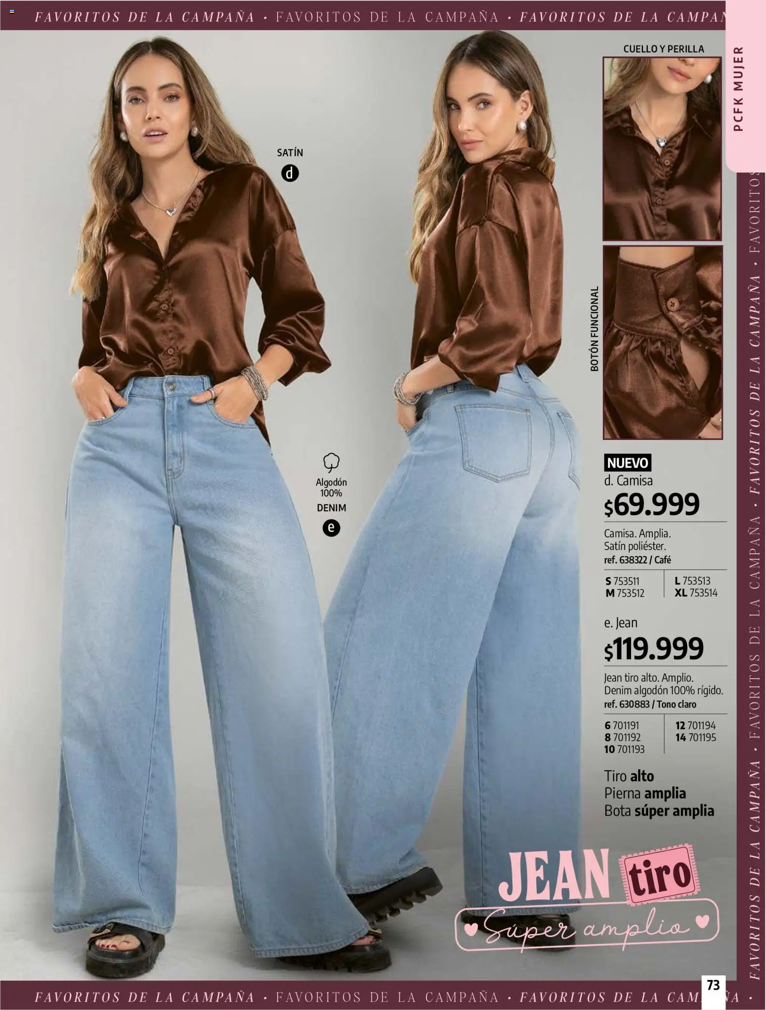 Pacifika revista - valida desde el 21/07/2026 | Página: 72 | Productos: Algodón, Cuello, Camisa, Café