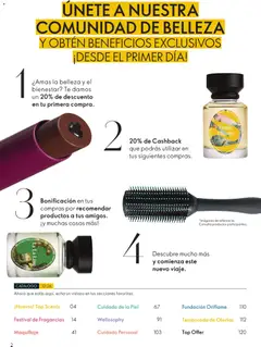 Vista previa de Oriflame campaña 12 2026, nuevo folleto de la tienda, válido en México a partir del 22/08/2026 | Página: 2 | Productos: Top, Té, Maquillaje, Campana