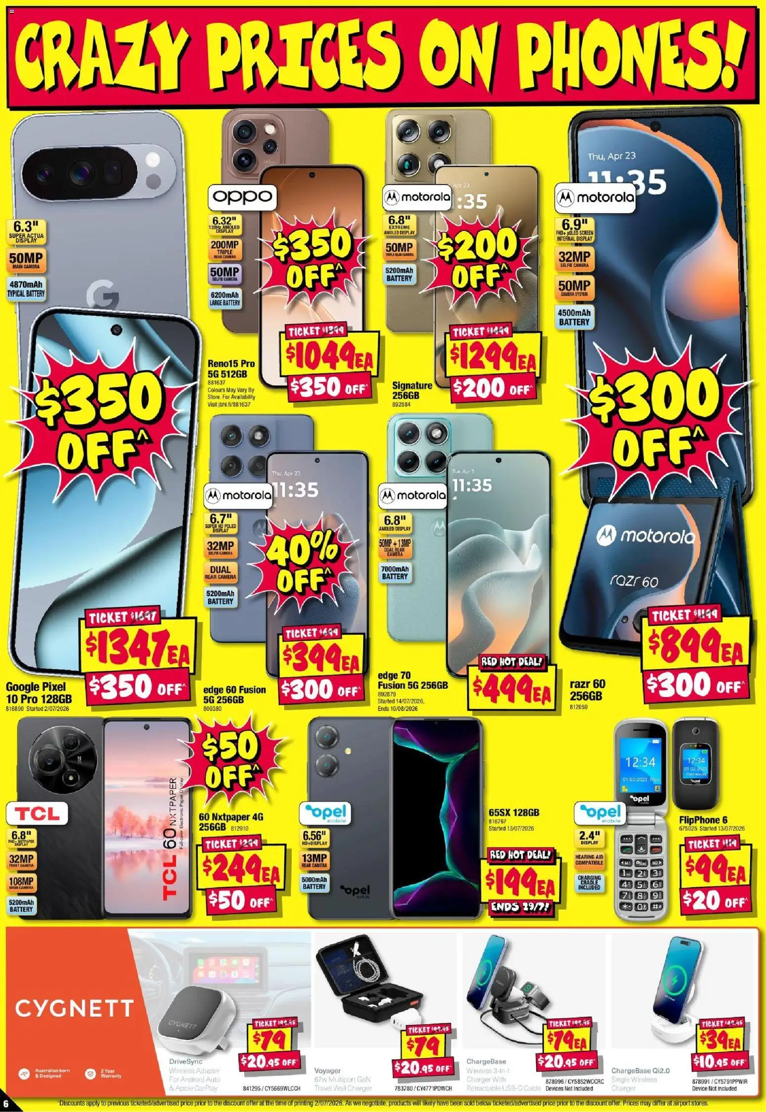 JB Hi-Fi catalogue - valid from 16/07/2026 | Page: 6 | Products: Charger, Device, Camera, Cable