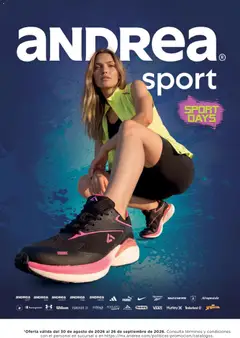 Vista previa de Andrea - SPORT DAYS, nuevo folleto de la tienda, válido en México a partir del 30/08/2026