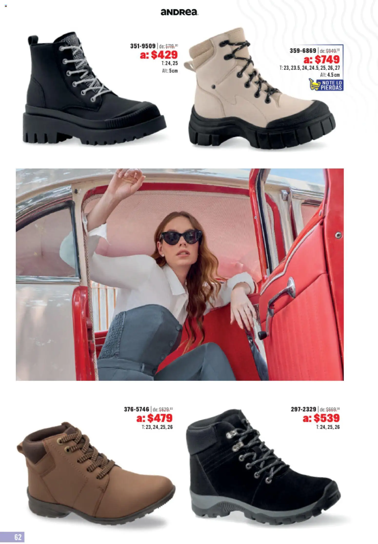 Nuevas ofertas de Andrea válidas en toda la República Mexicana desde el 31.05.2026. ¡Encuentra las mejores ofertas en Andrea catálogo Outlet! | Página: 62