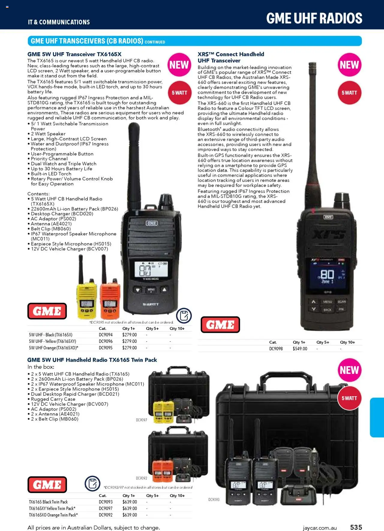 Jaycar catalogue - valid from 09/07/2025 | Page: 535 | Products: Battery, Clip, Microphone, Torch