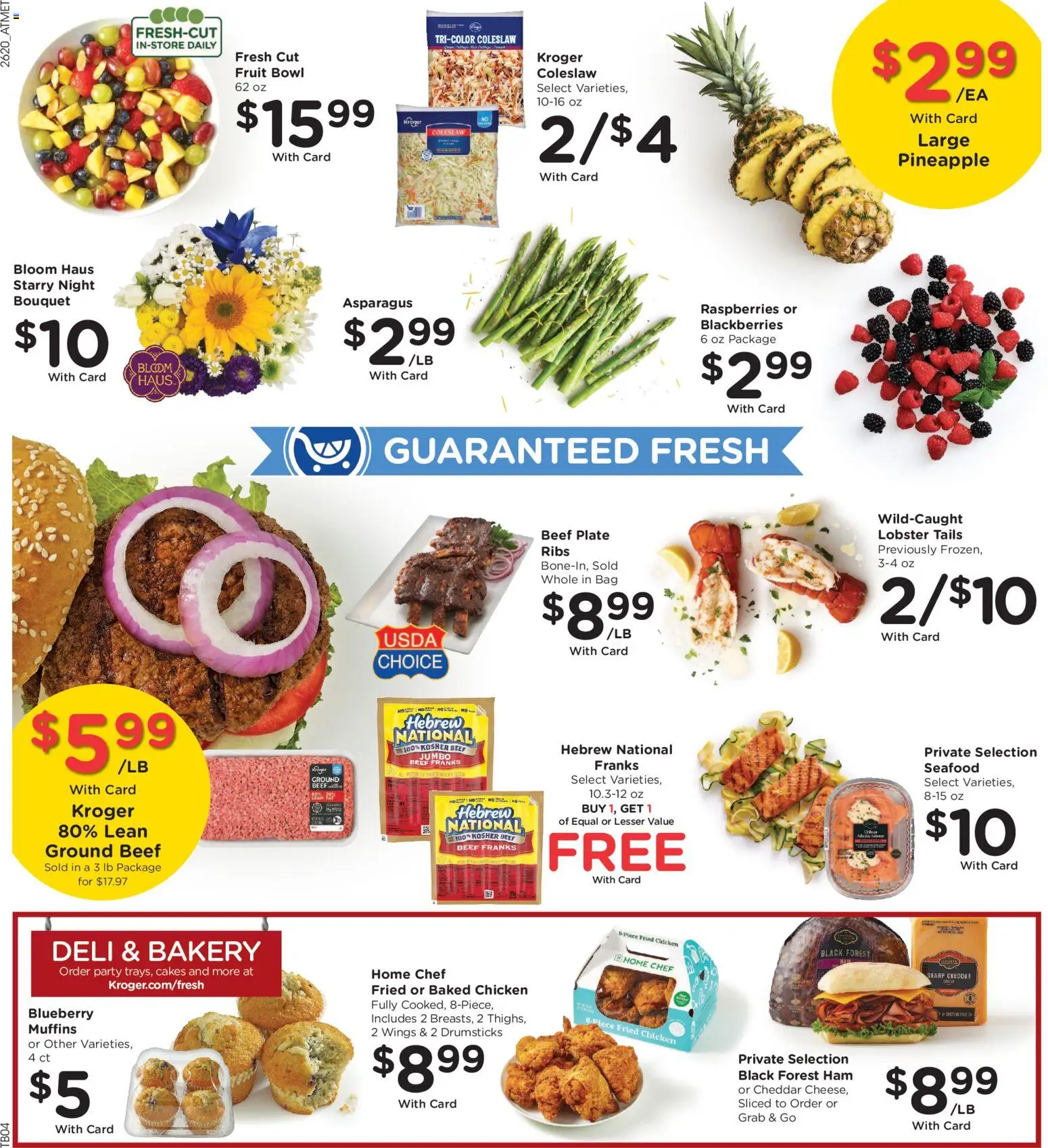 Kroger Weekly Ad - valid from 17.06.2026 | Page: 11 | Products: Bakery, Ham, Beef, Seafood