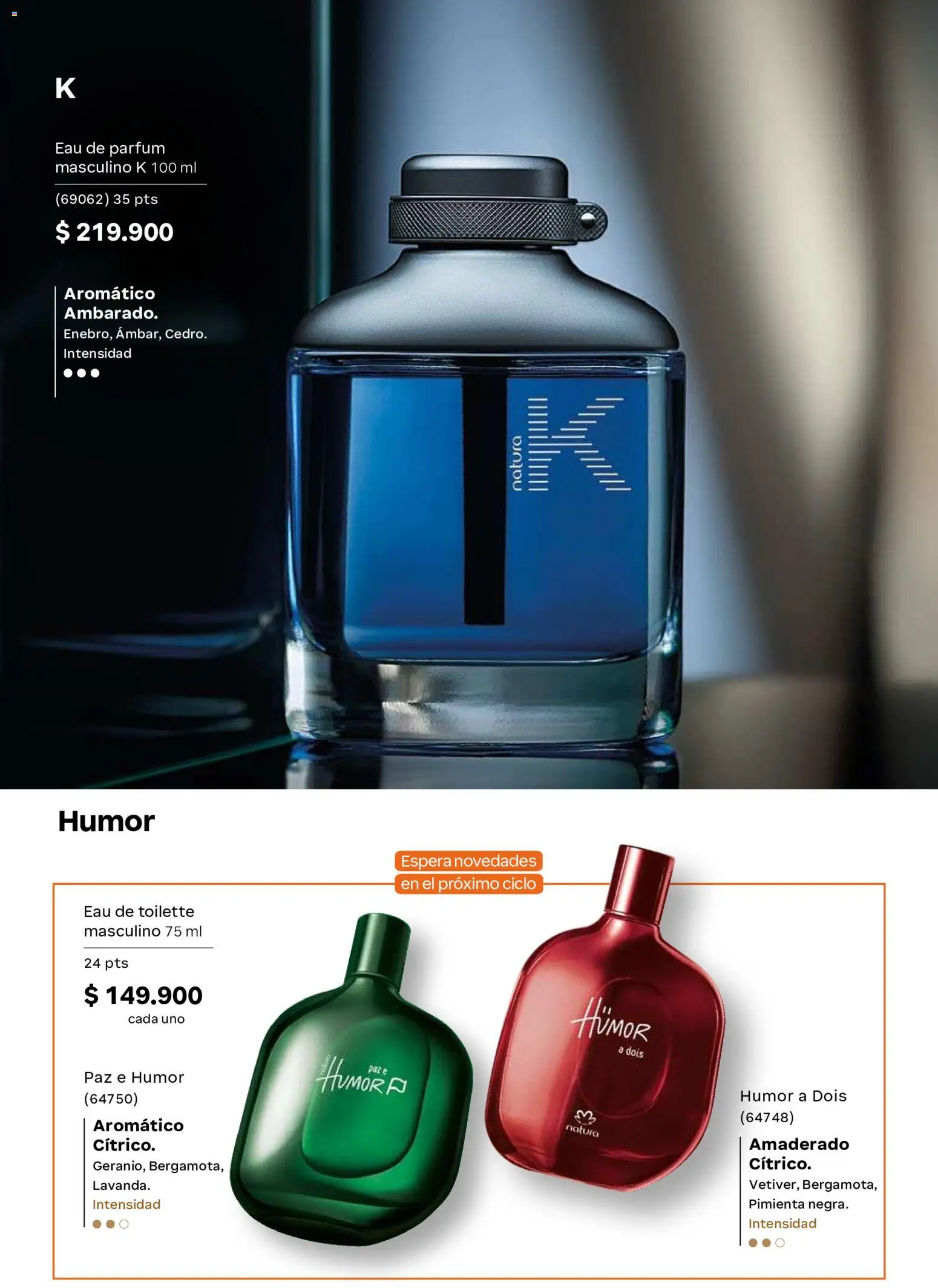 Natura revista - valida desde el 01/07/2026 | Página: 60 | Productos: Pimienta, Eau de toilette