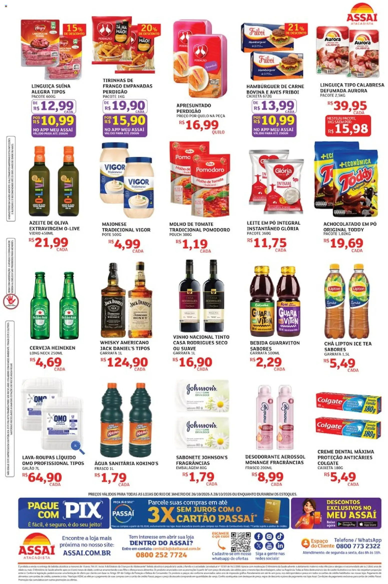 Assaí Atacadista Folheto - válido de 26/10/2026 | Página: 2