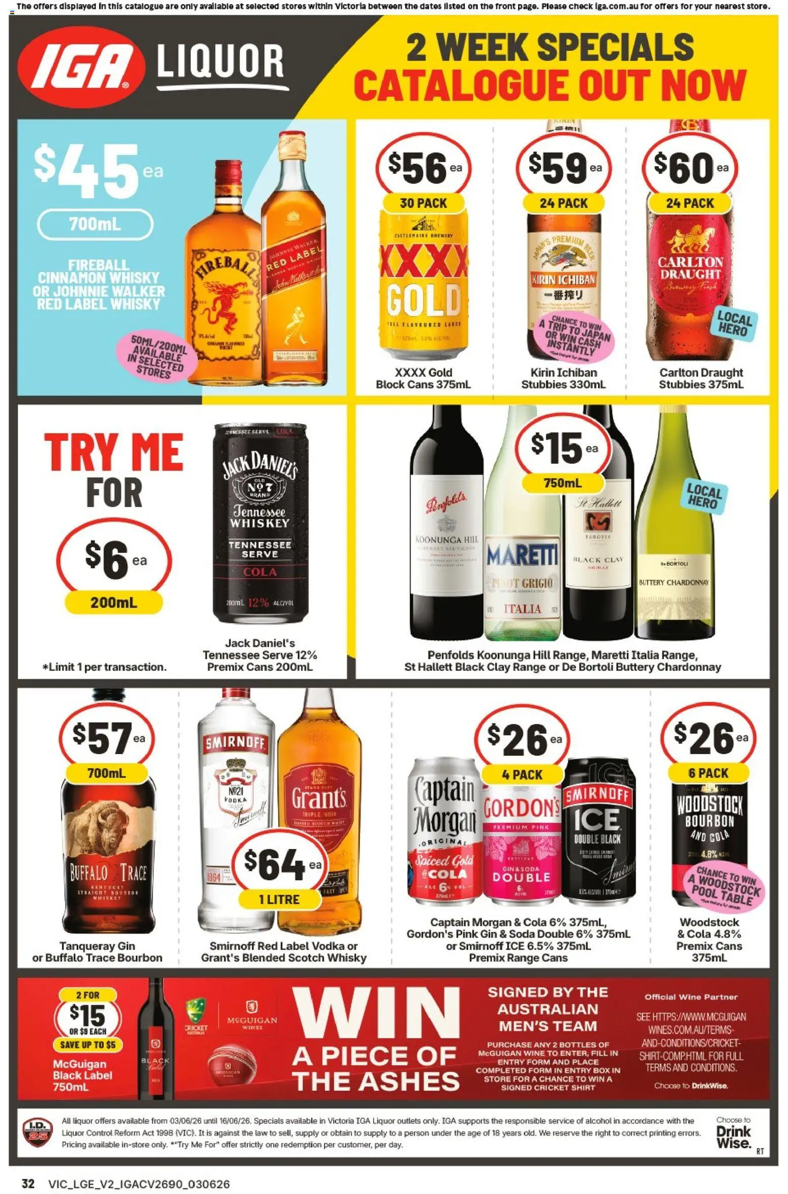Ritchies catalogue - valid from 03.06.2026 | Page: 32 | Products: Wine, Gin, Whiskey, Scotch