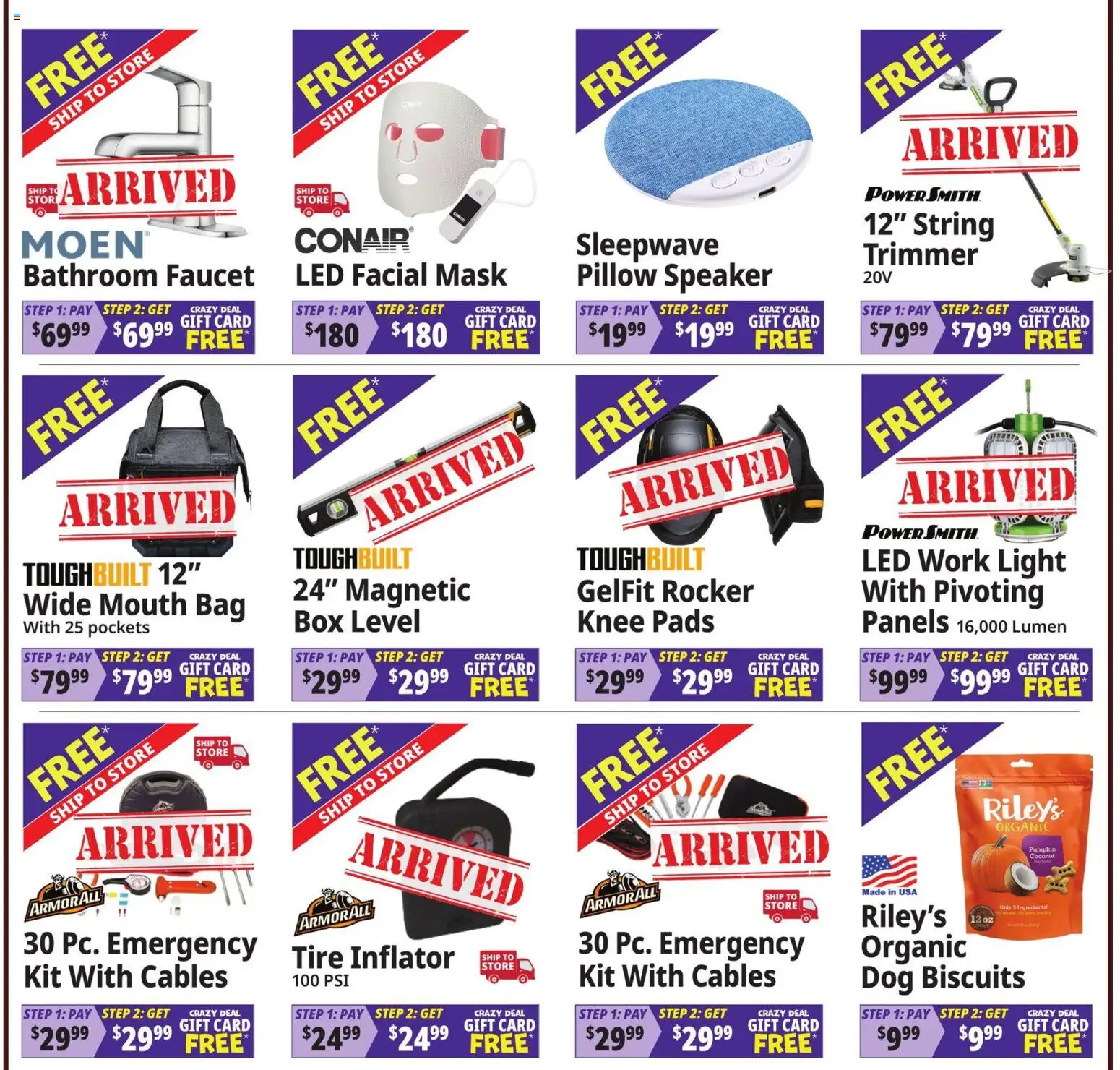 Ocean State Job Lot Coming Attractions - MA - valid from 09/10/2026 | Page: 2 | Products: Trimmer, Tire, Mask, Speaker